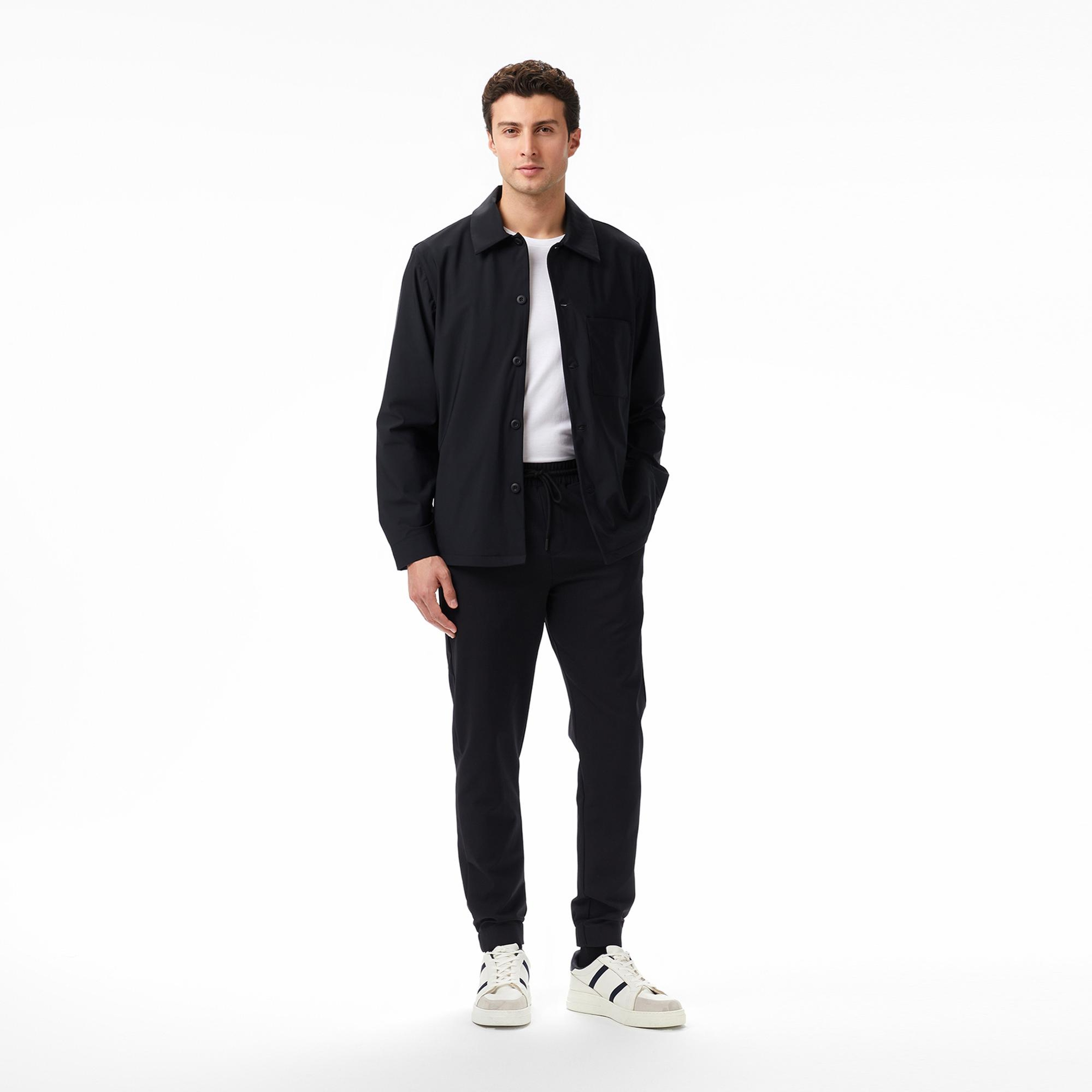 Nautica Erkek Siyah Regular Fit Gömlek