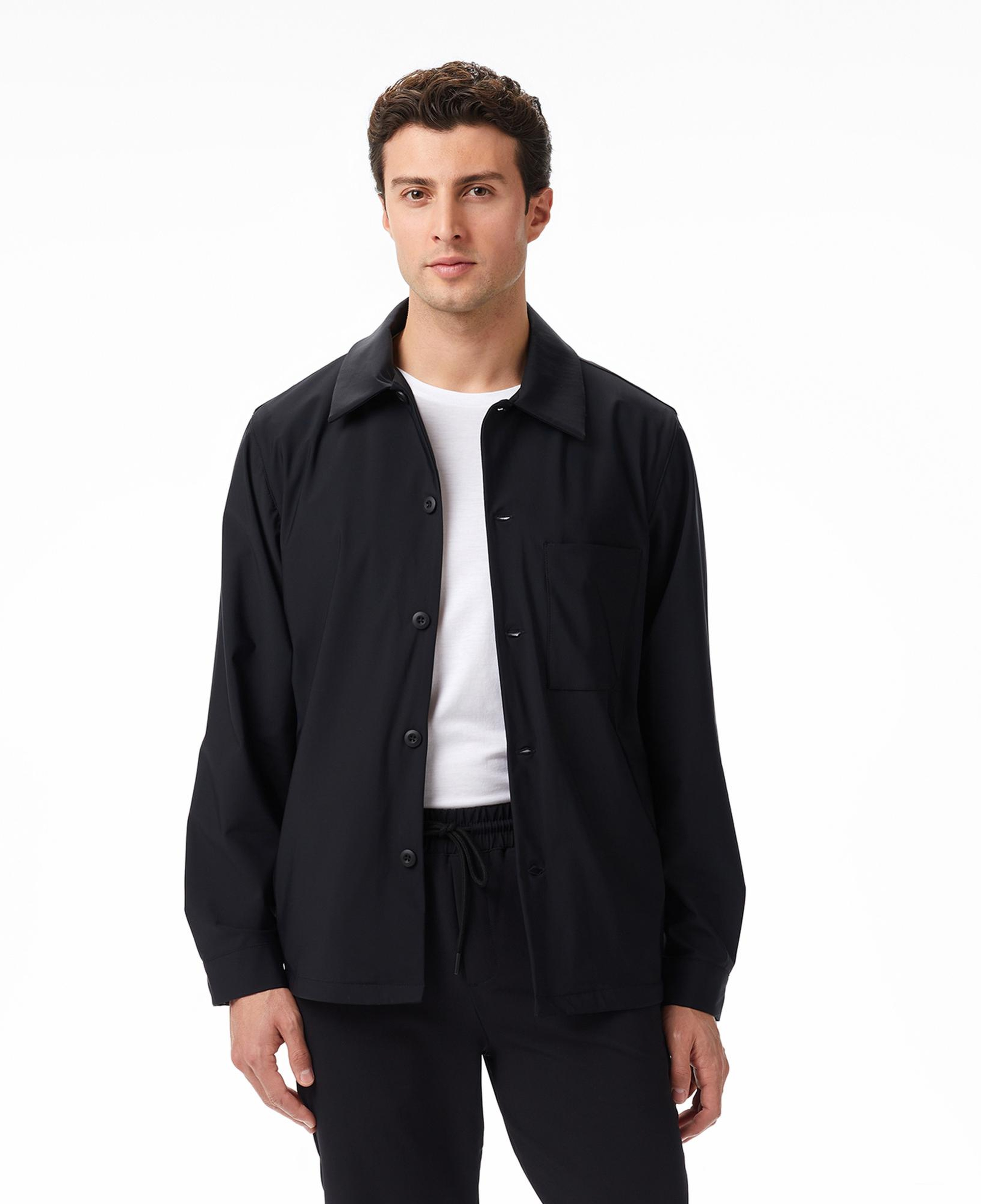 Nautica Erkek Siyah Regular Fit Gömlek