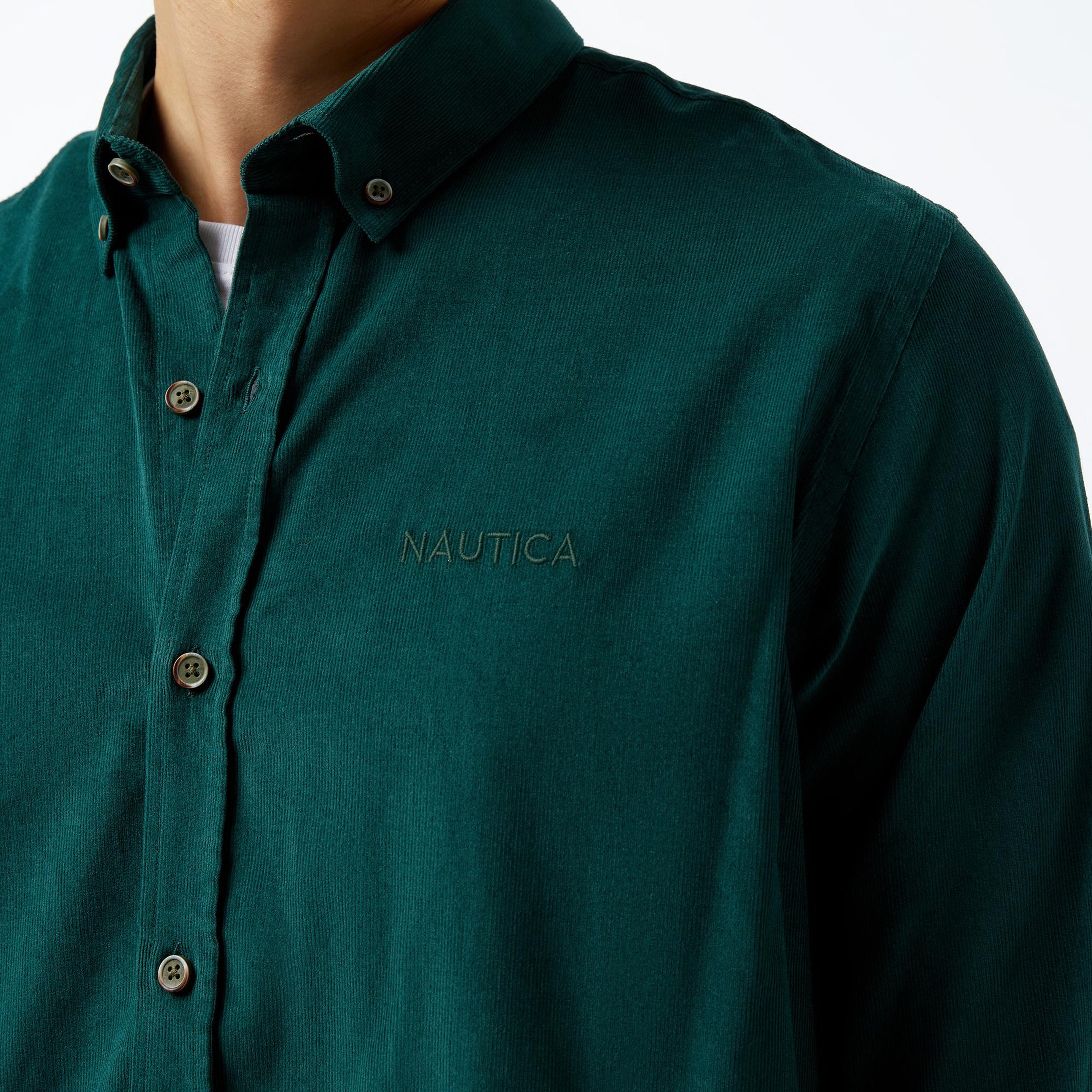 Nautica Erkek Yeşil Classic Fit Gömlek
