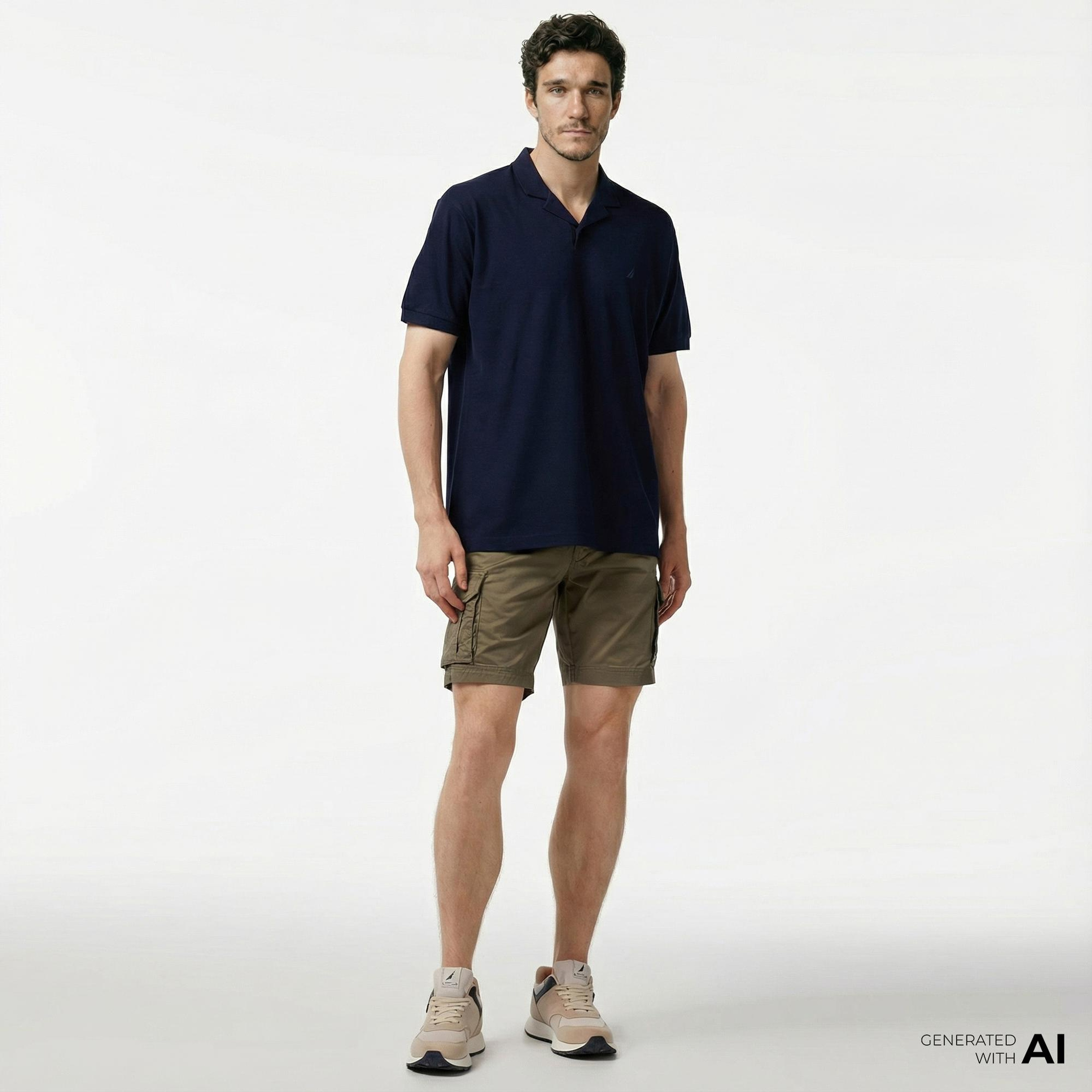 Nautica Erkek Yeşil Regular Fit Şort