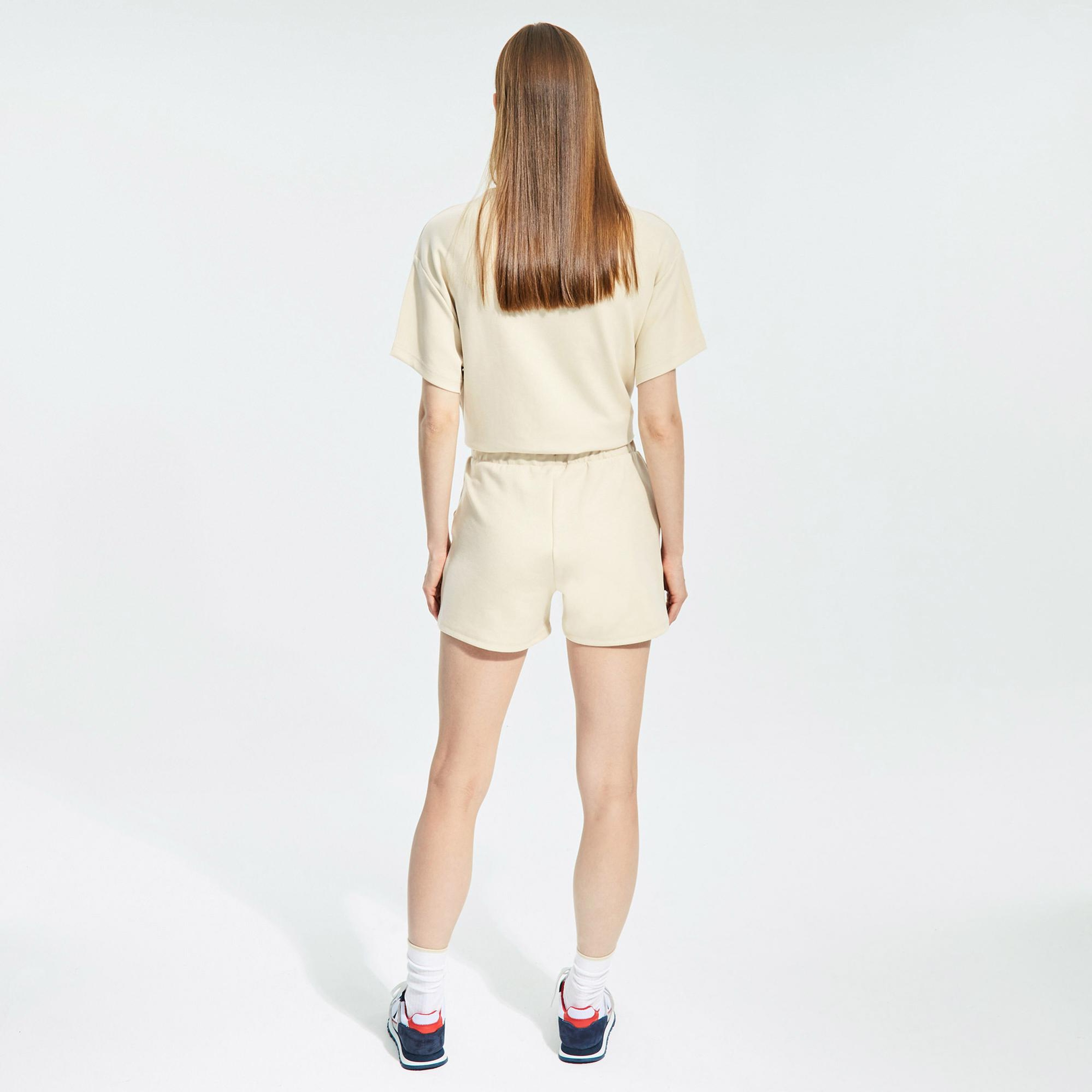 Nautica Kadın Bej Oversize Şort