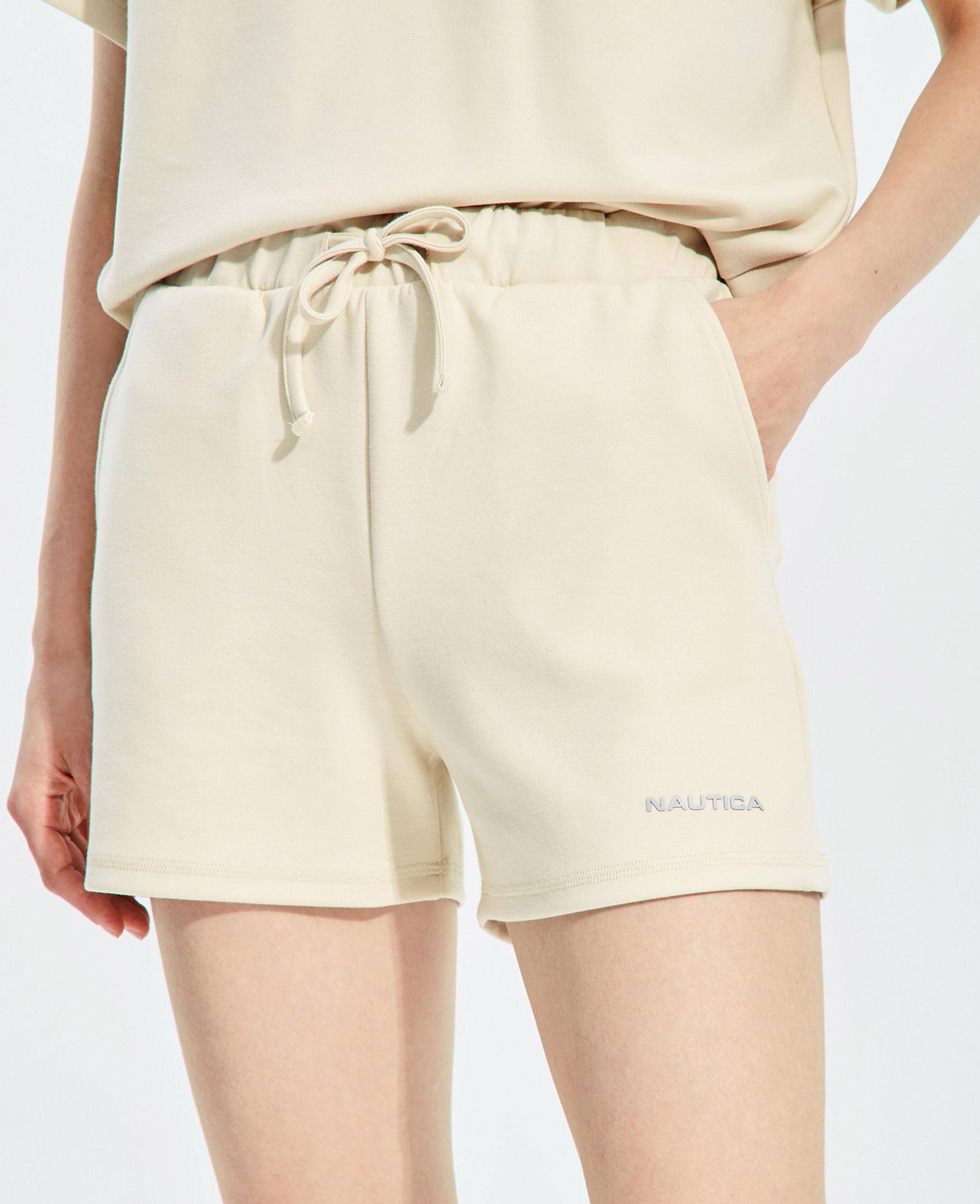 Nautica Kadın Bej Oversize Şort