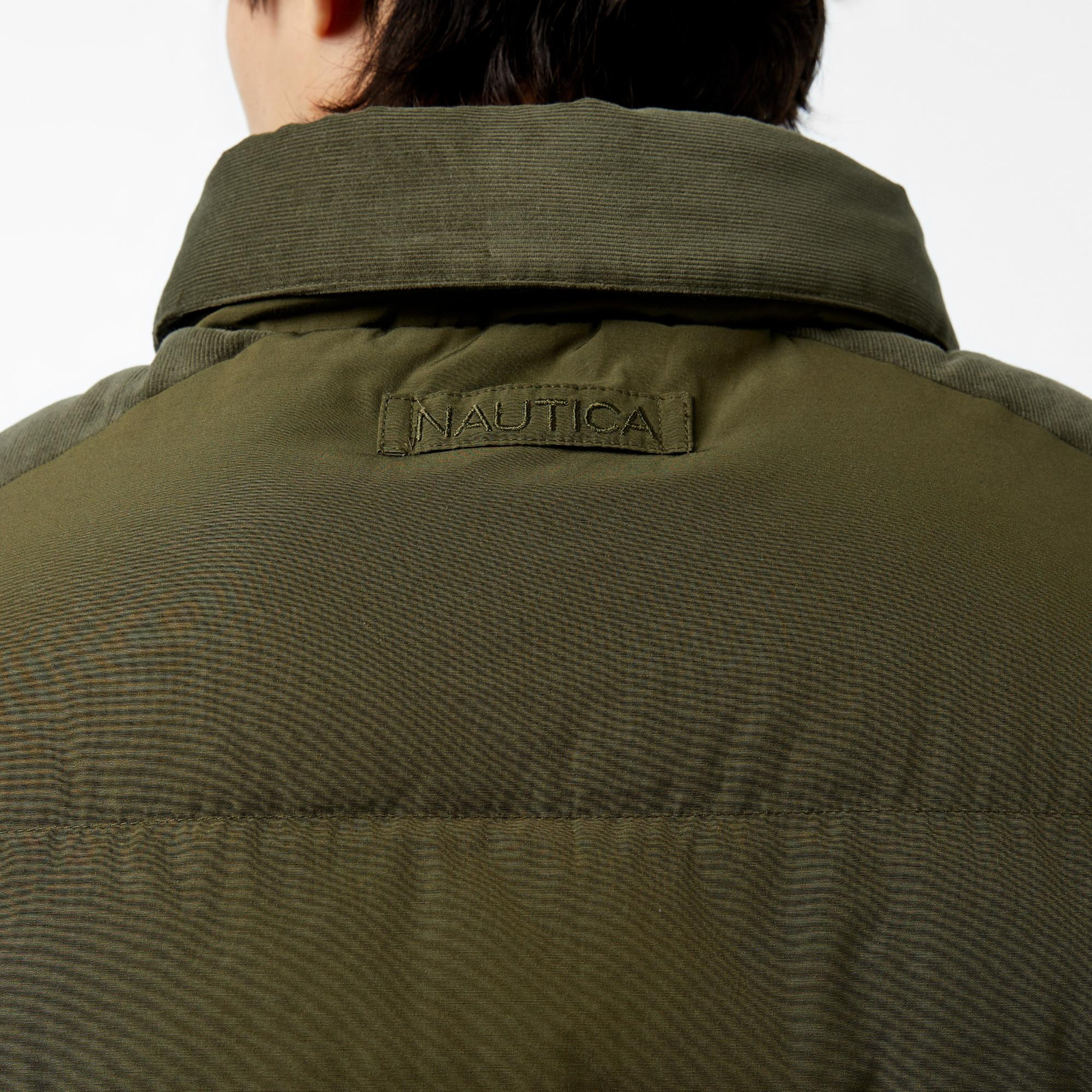 Nautica Erkek Yeşil Standart Fit Yelek