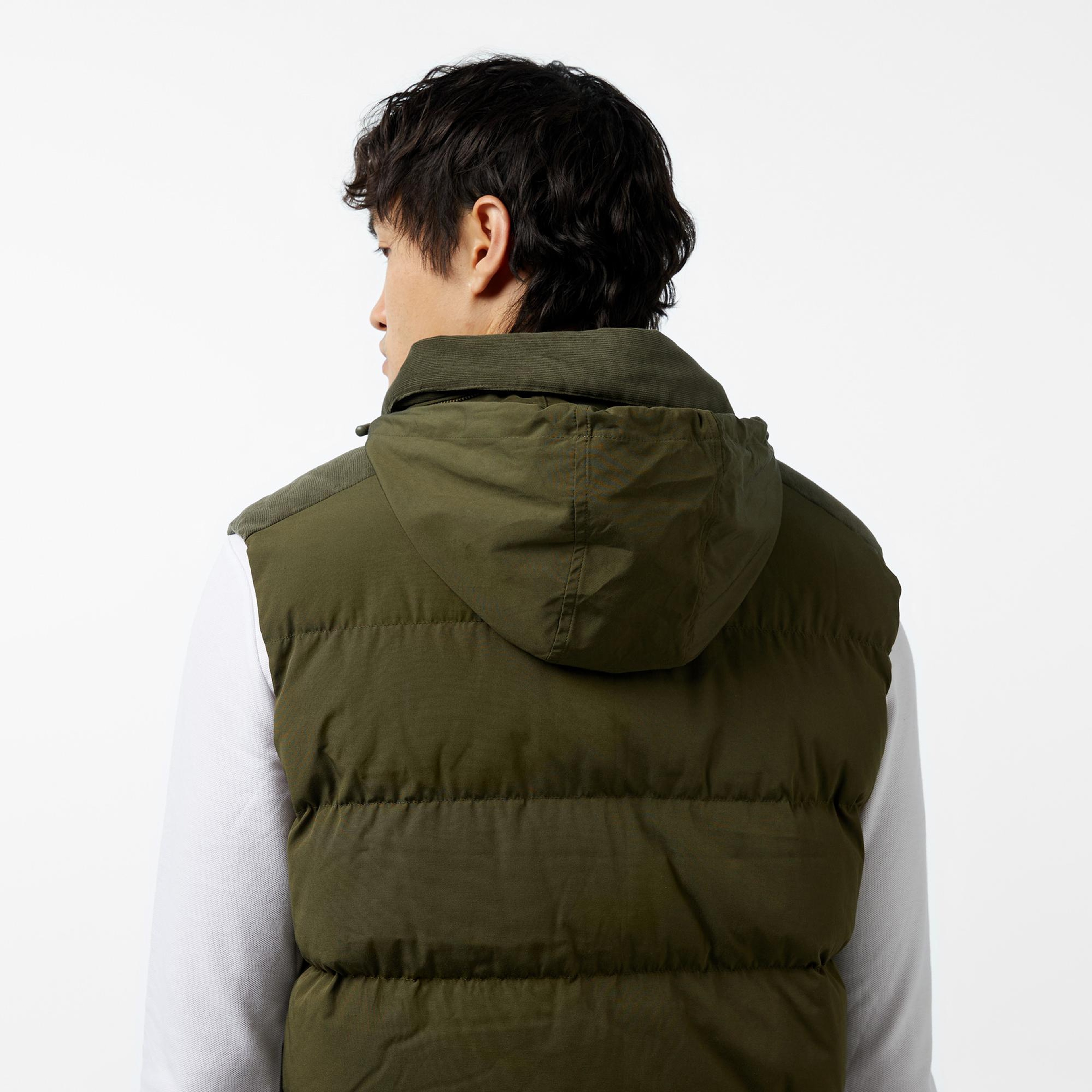 Nautica Erkek Yeşil Standart Fit Yelek