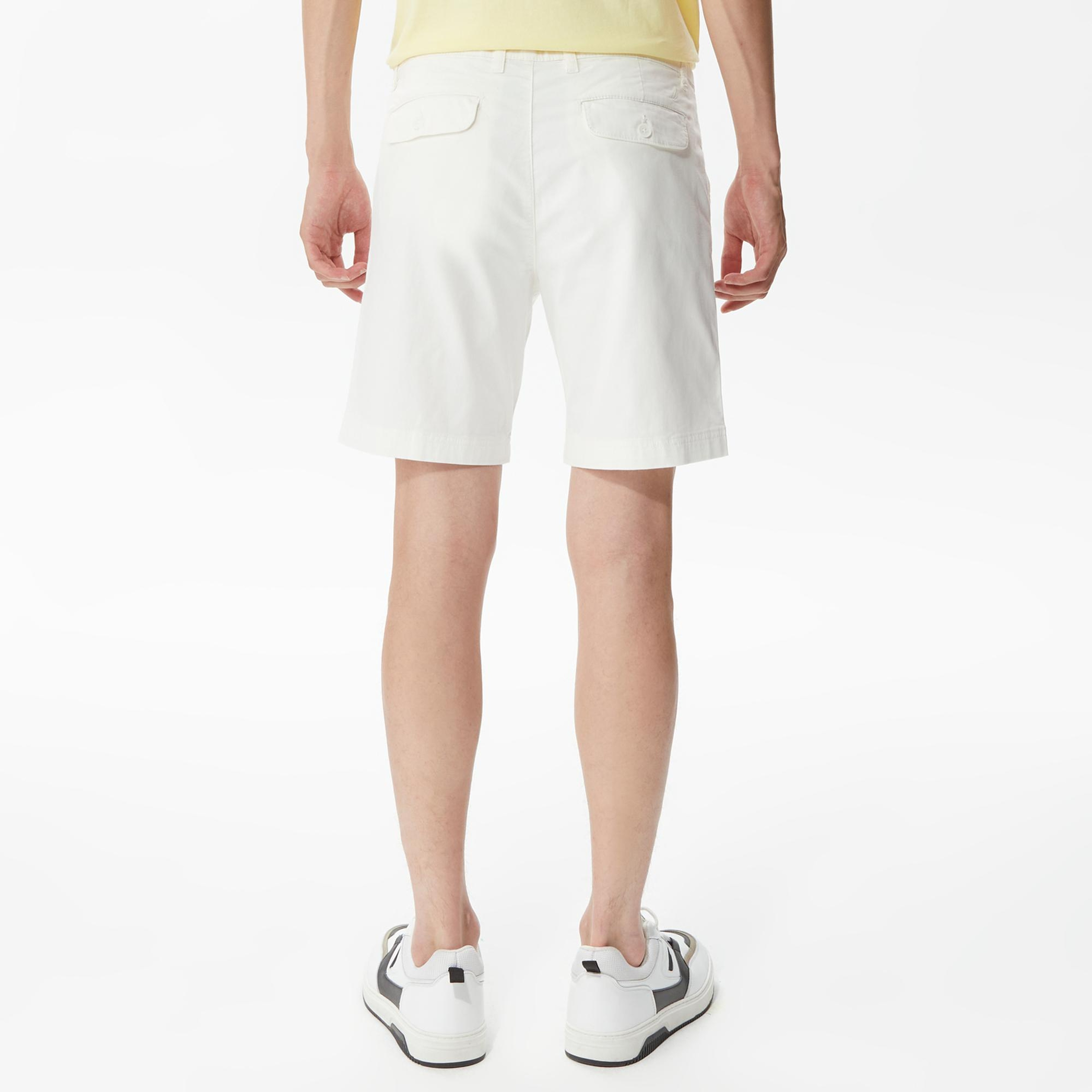 Nautica Erkek Beyaz Slim Fit Şort