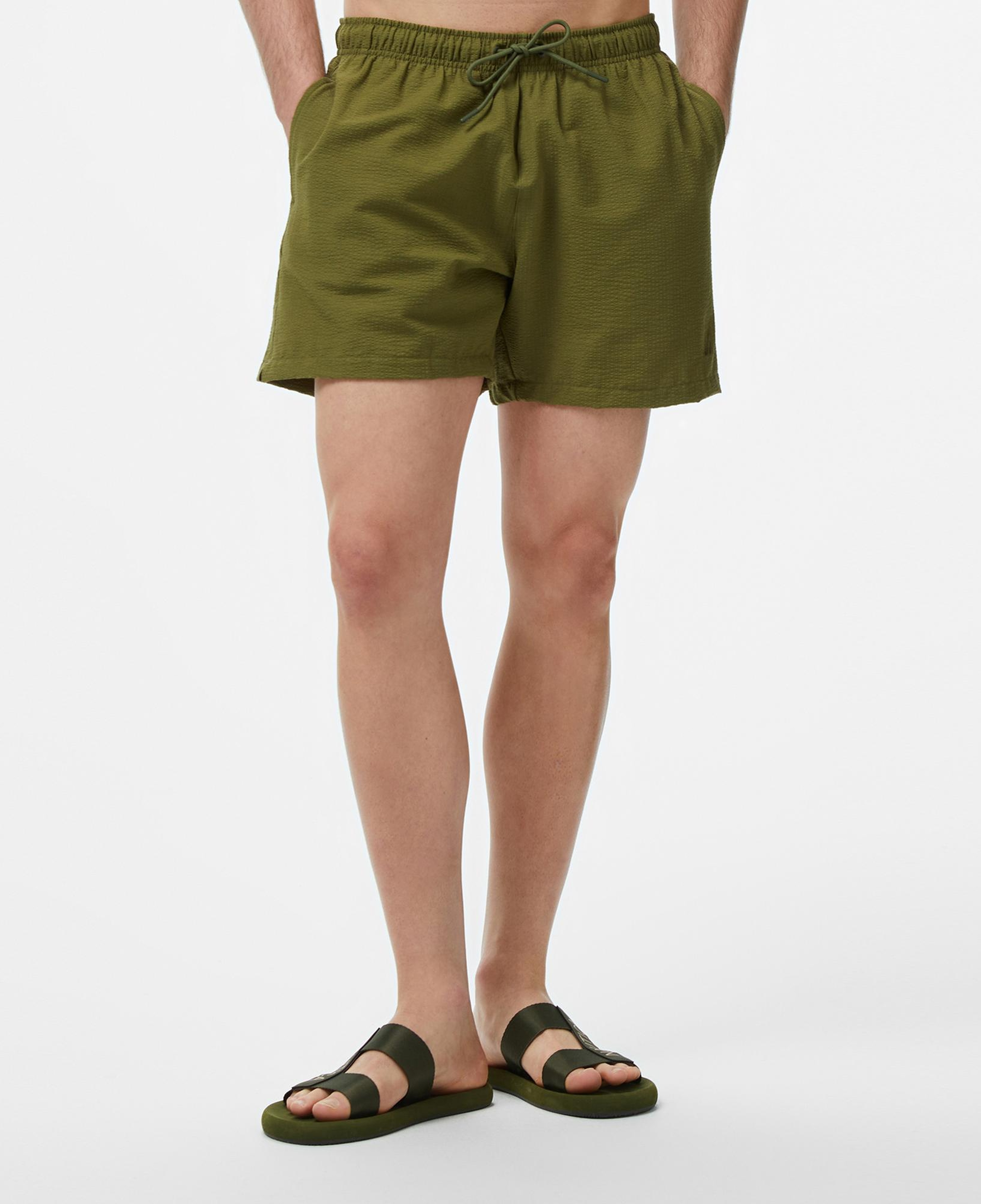 Nautica Erkek Yeşil Regular Fit Deniz Şortu