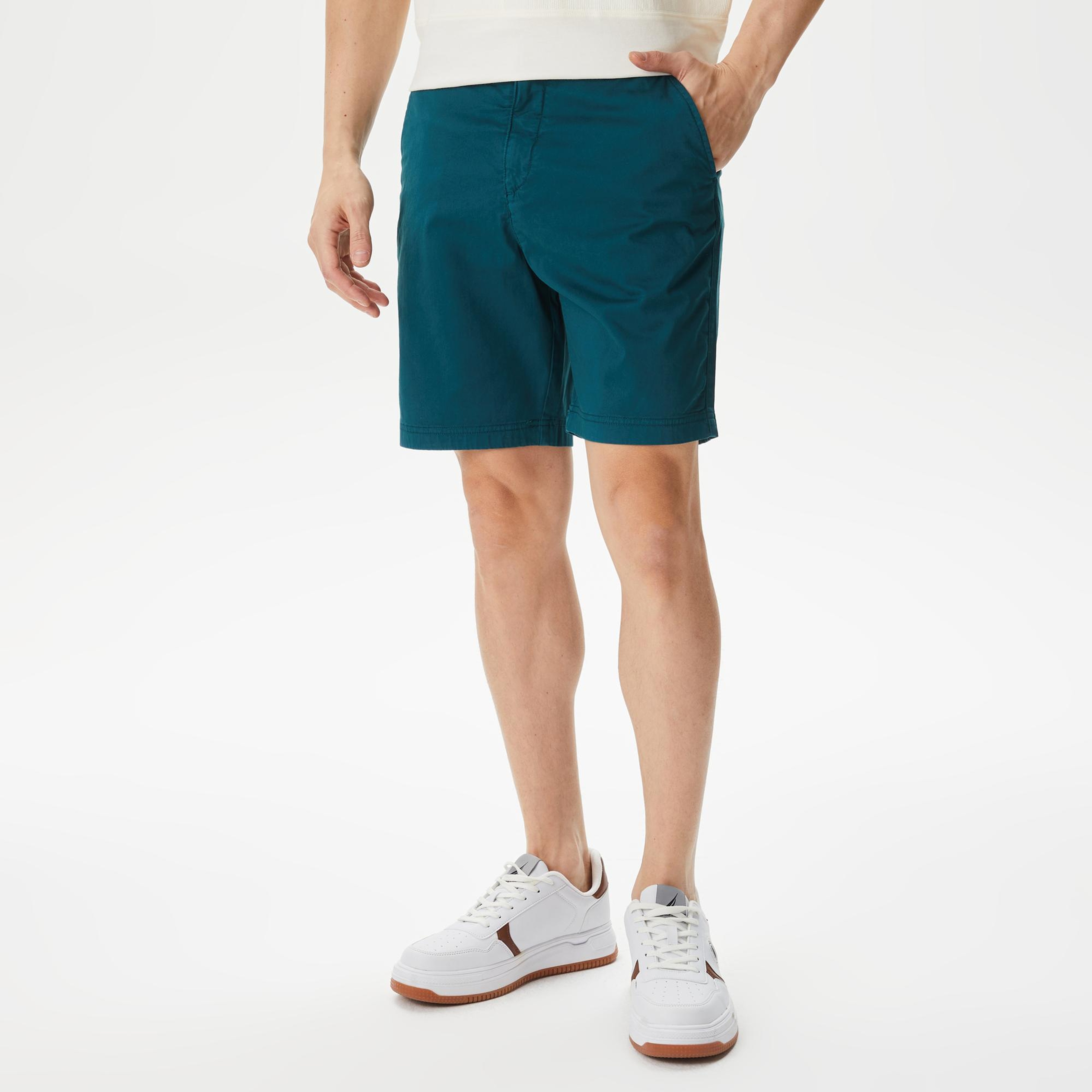 Nautica Erkek Yeşil Slim Fit Bermuda