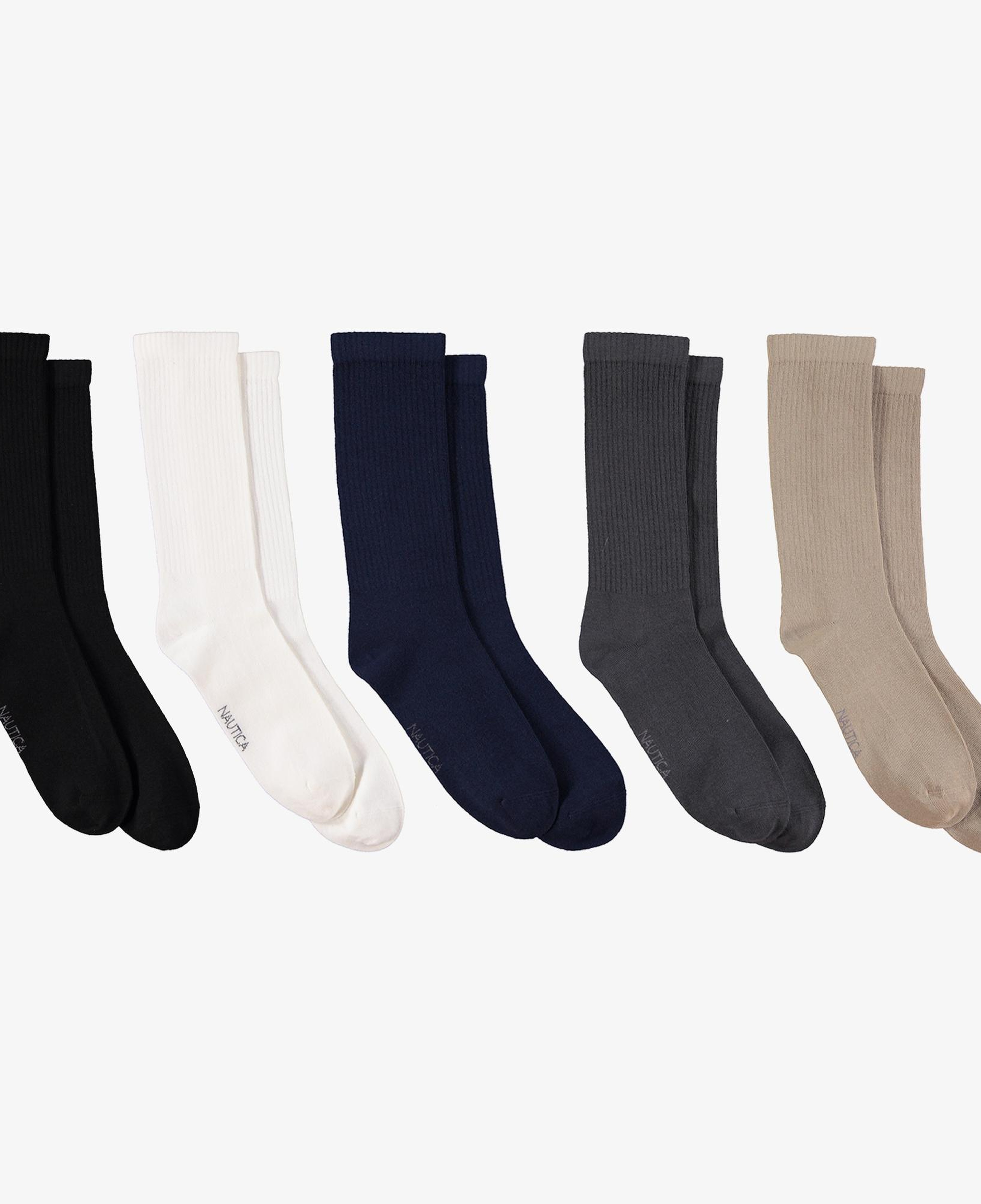 Nautica Unisex Siyah 5'li Çorap