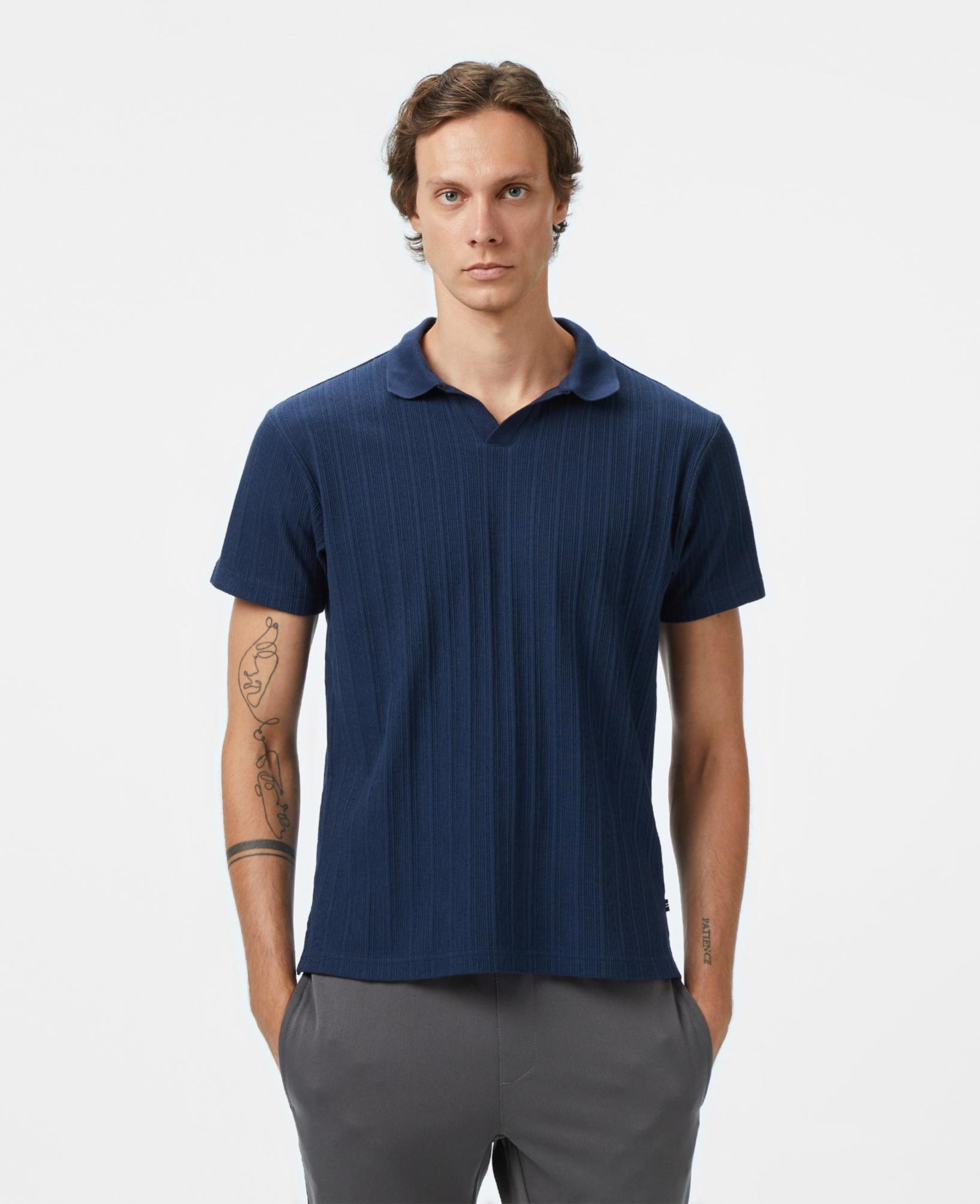 Nautica Erkek Lacivert Classic Fit Polo Yaka T-Shirt