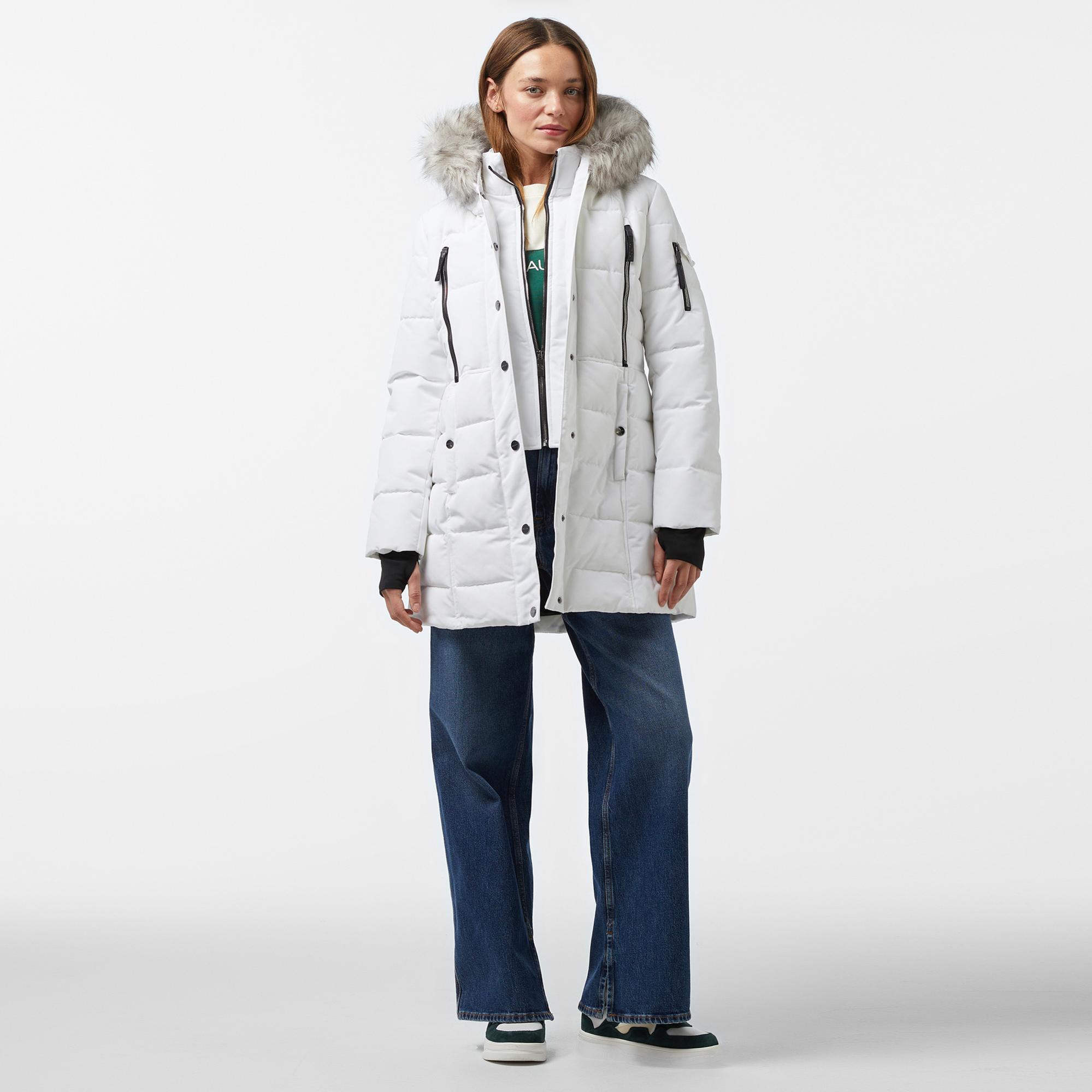 Nautica Kadın Beyaz Mont