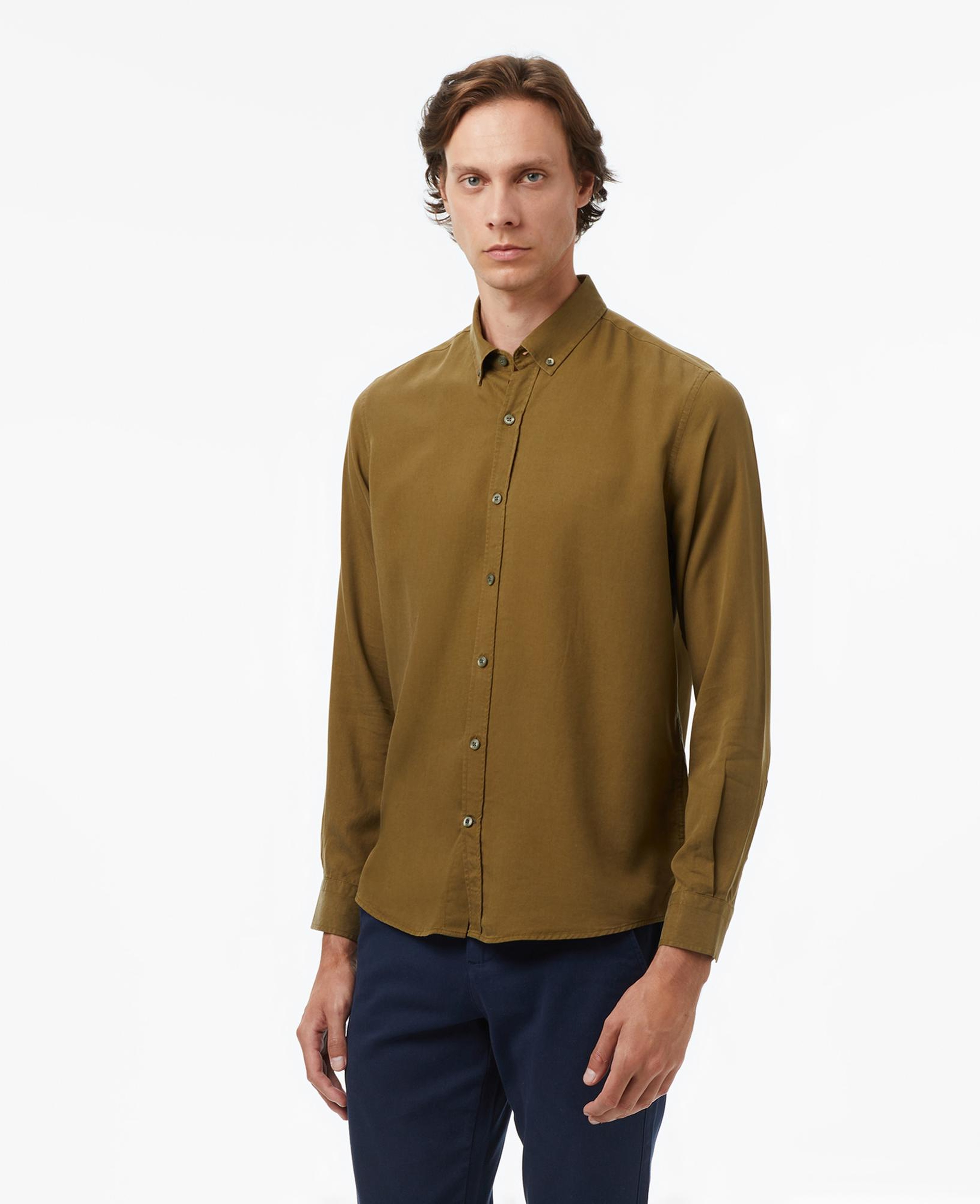 Nautica Erkek Yeşil Classic Fit Gömlek