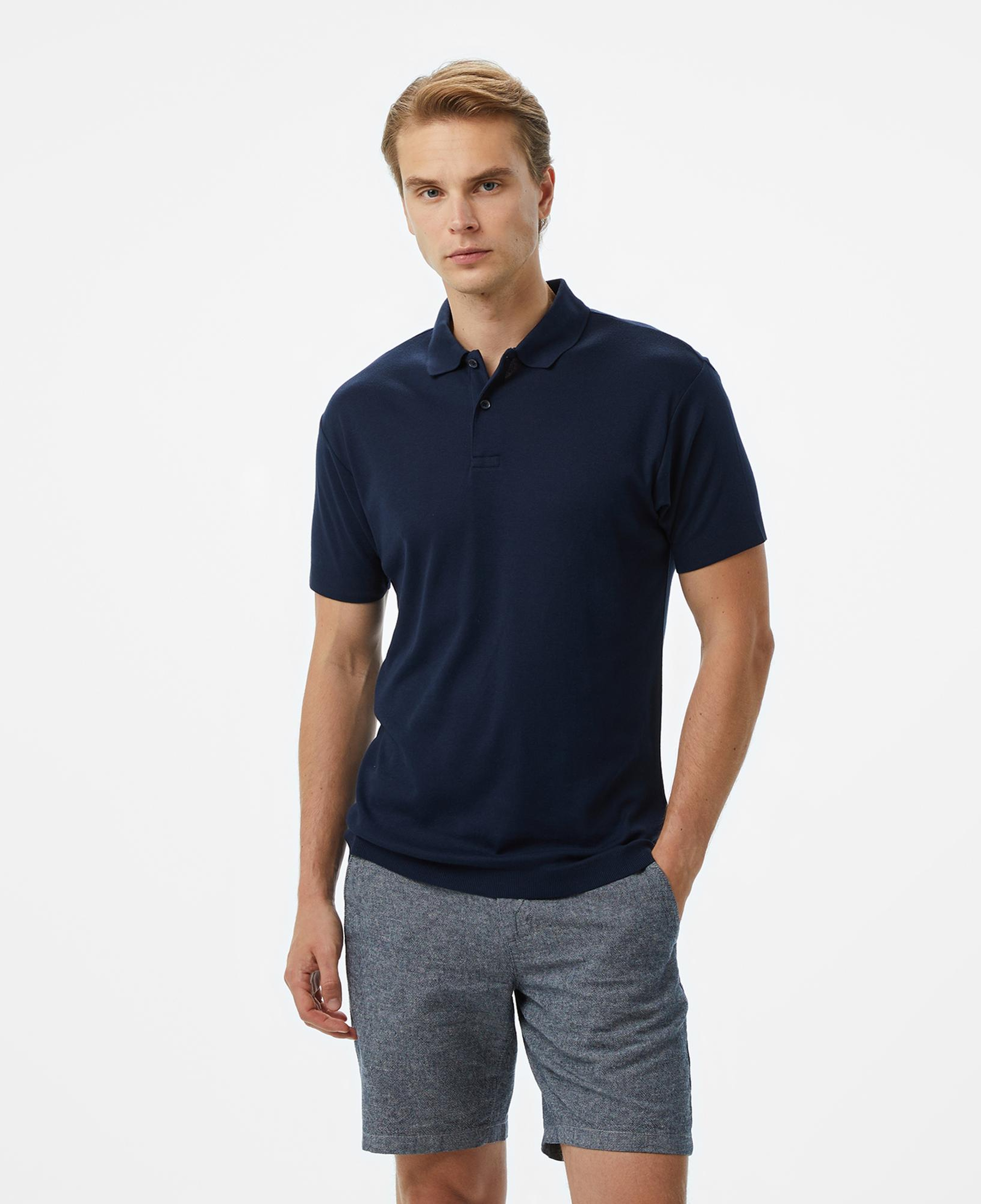 Nautica Erkek Lacivert Classic Fit Polo