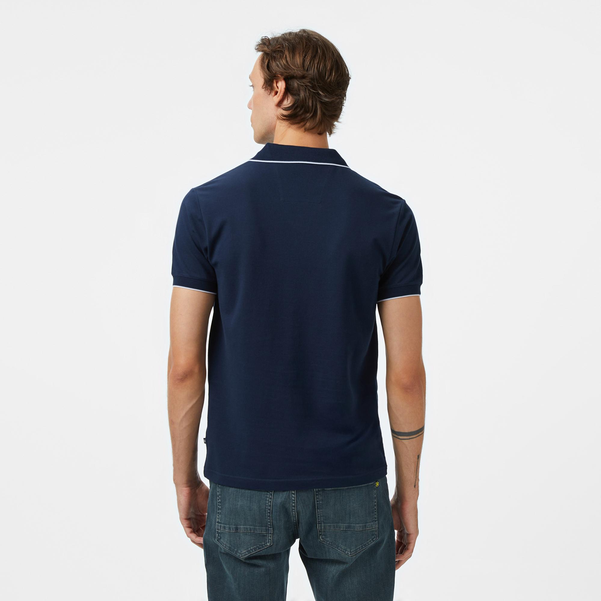 Nautica Erkek Lacivert Classic Fit Polo Yaka T-Shirt
