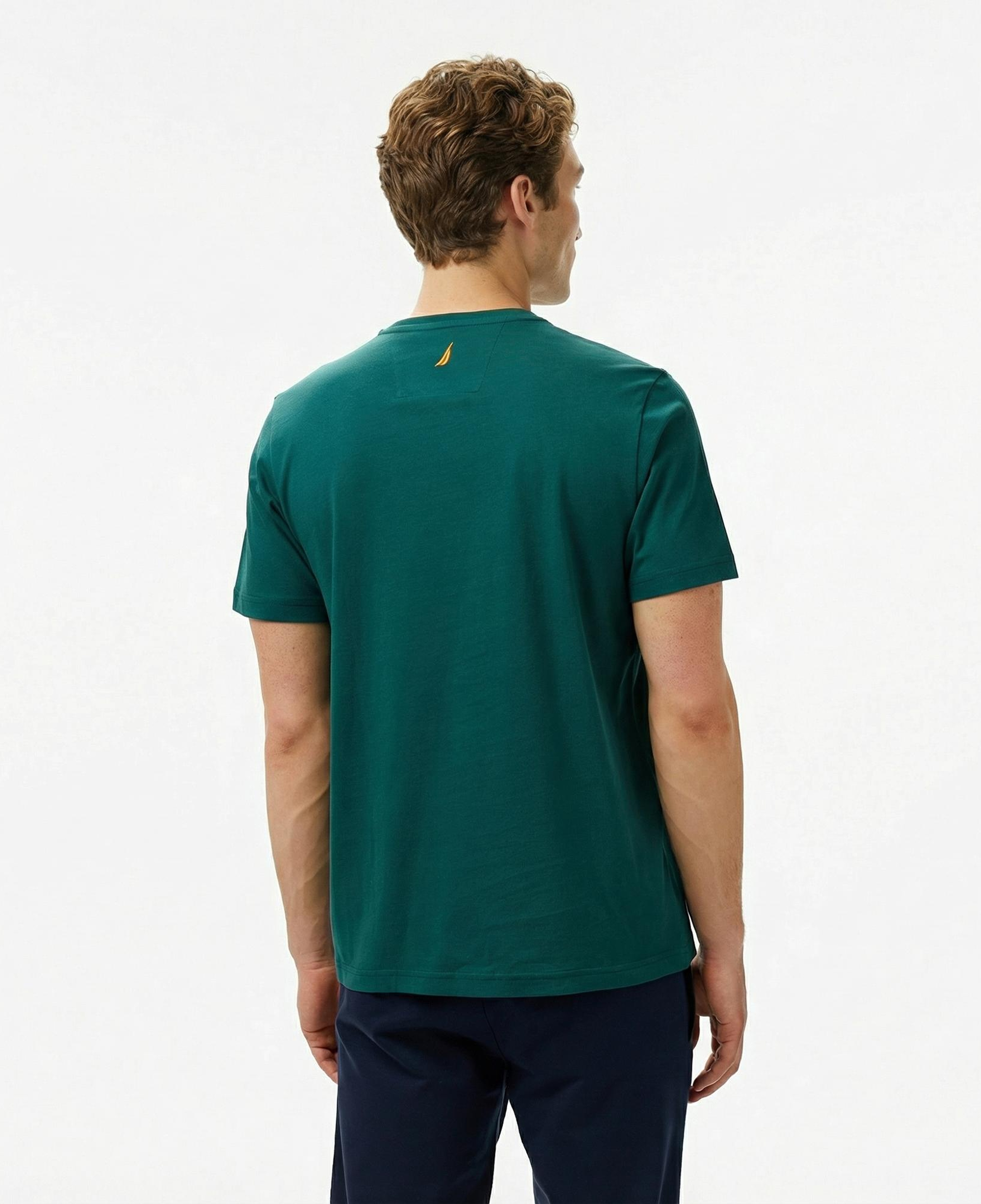 Nautica Erkek Yeşil Regular Fit T-Shirt