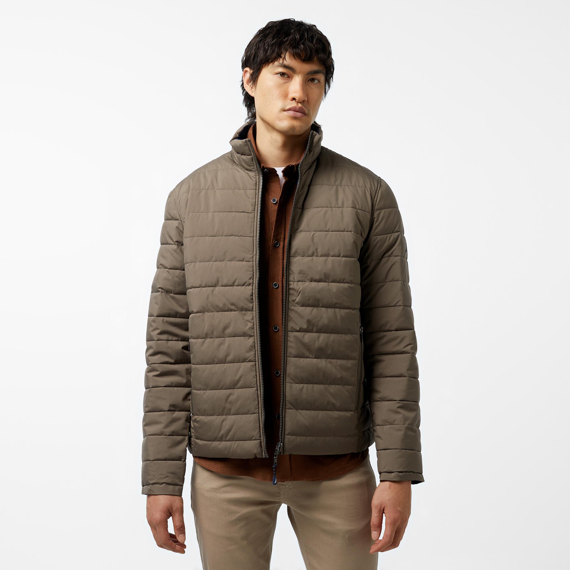 Nautica Erkek Kahverengi Çift Taraflı Mont