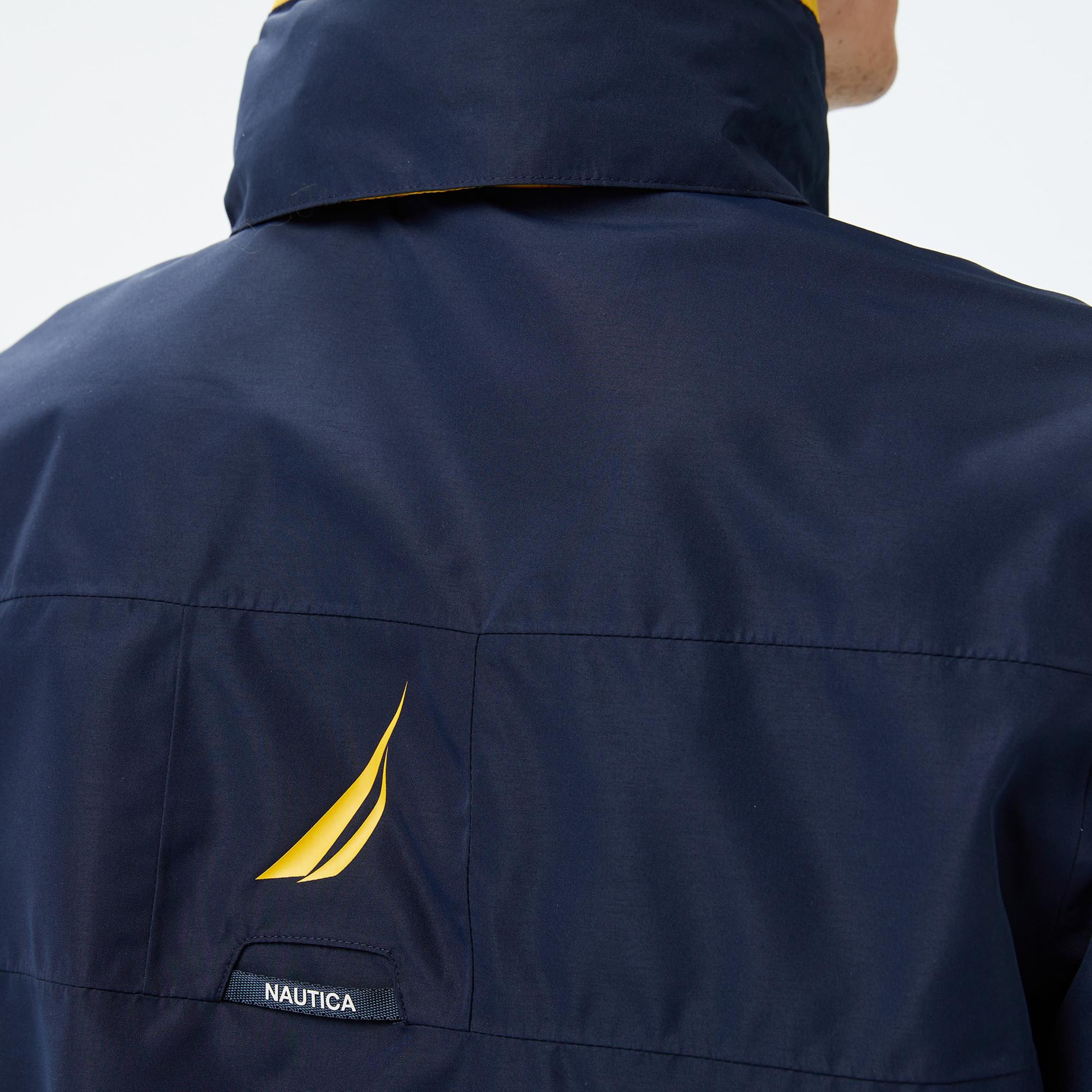 Nautica Erkek Lacivert Regular Fit Dik Yaka Mont