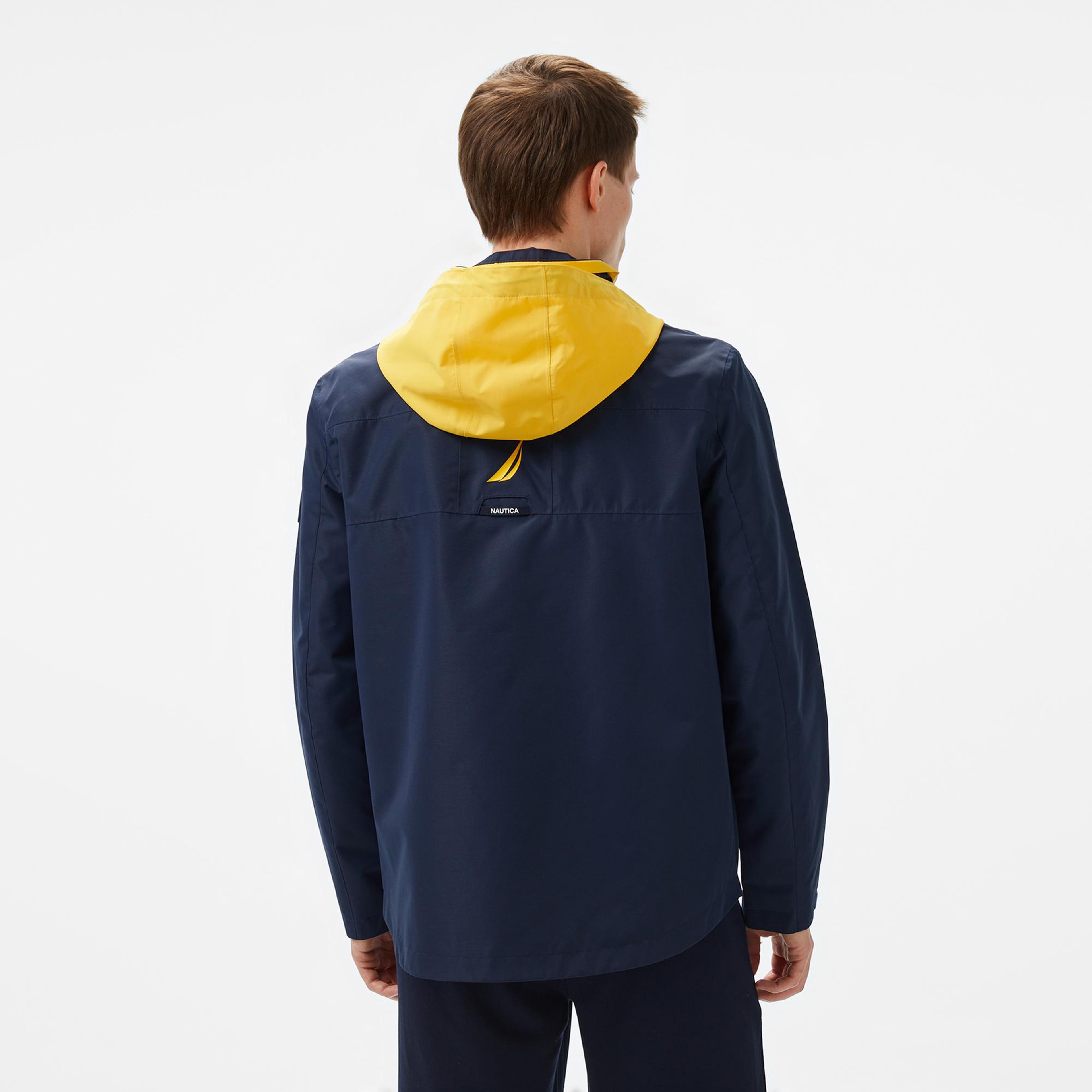 Nautica Erkek Lacivert Regular Fit Dik Yaka Mont