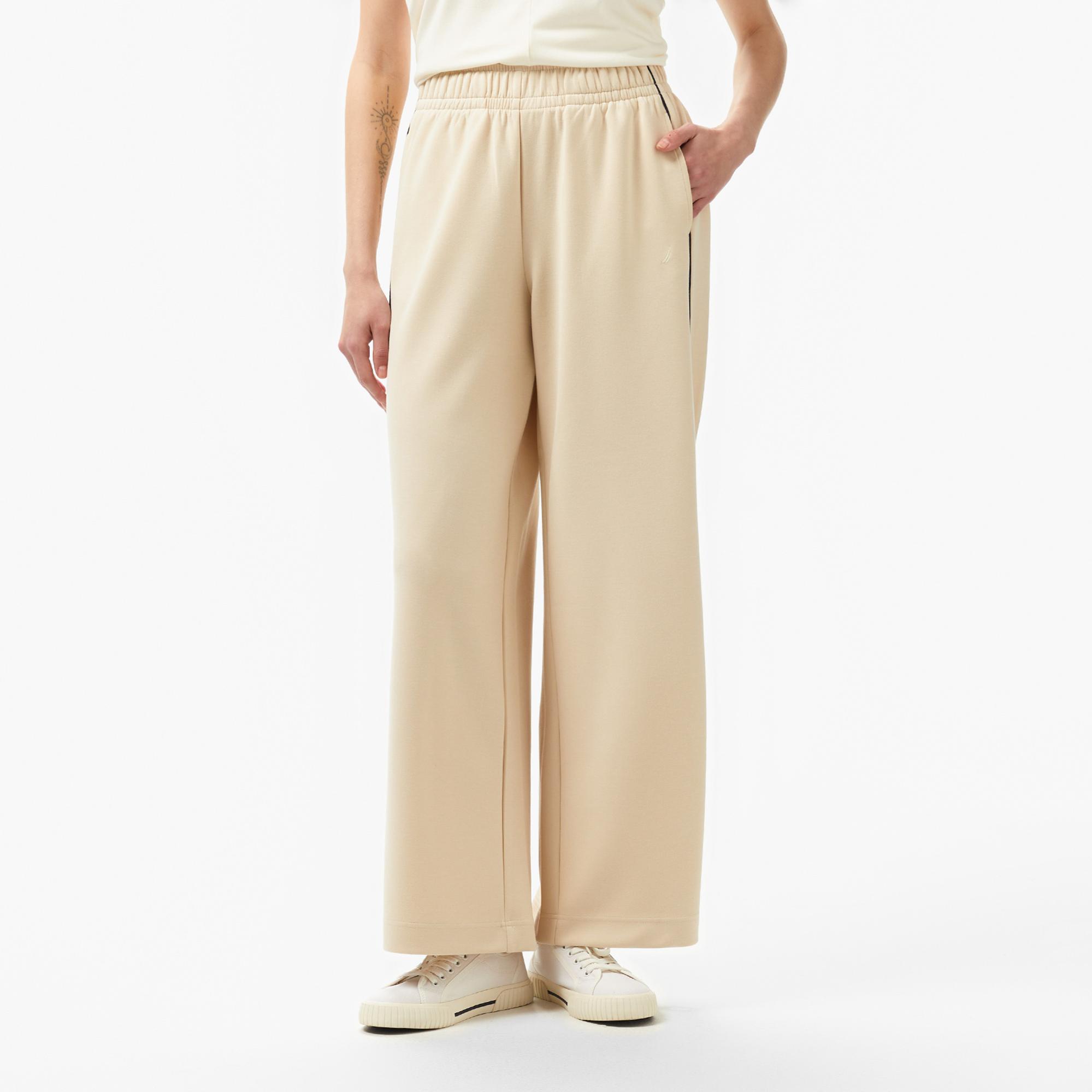 Nautica Kadın Krem Rengi Regular Fit Eşofman Altı