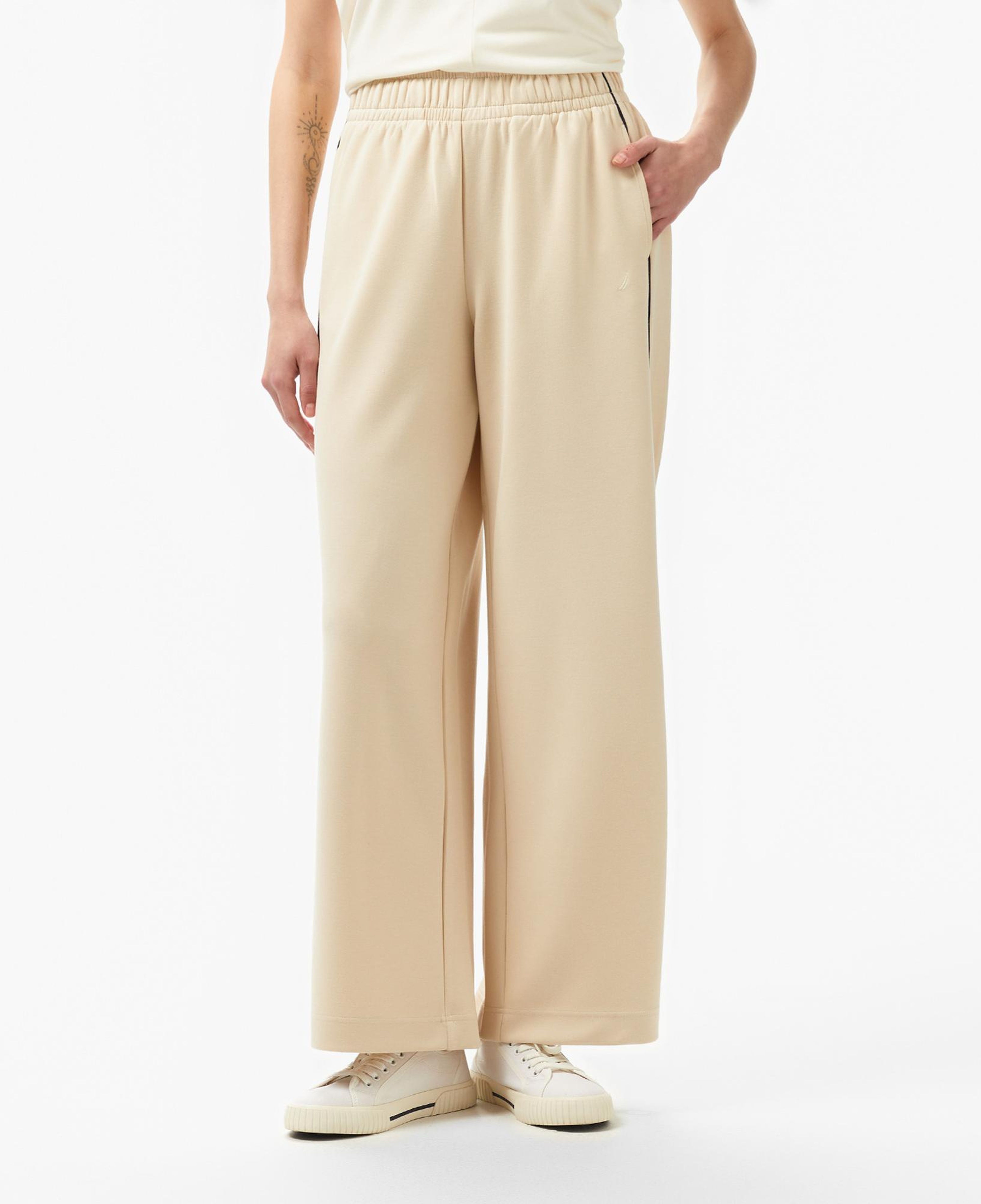 Nautica Kadın Krem Rengi Regular Fit Eşofman Altı