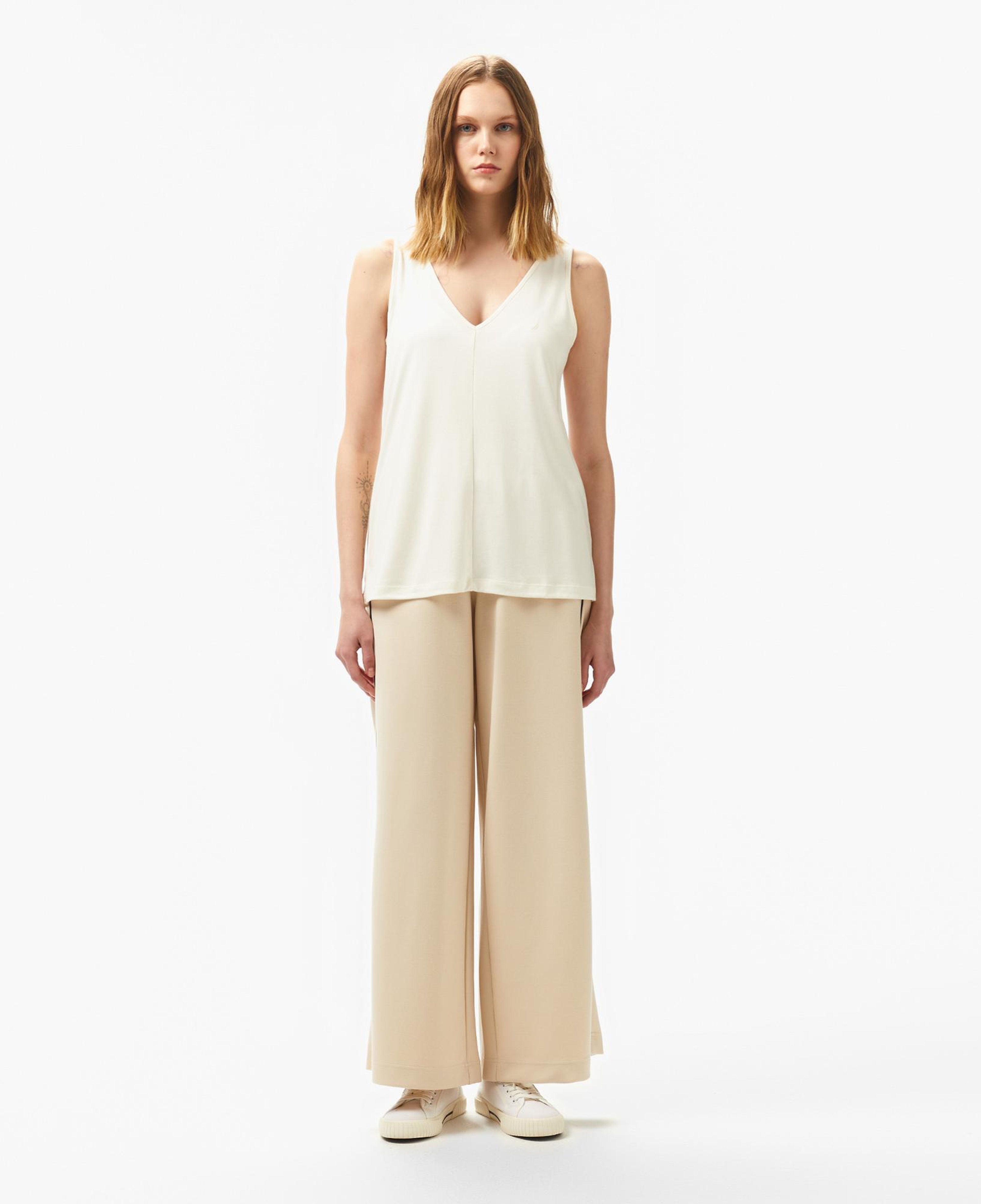 Nautica Kadın Krem Rengi Regular Fit Eşofman Altı