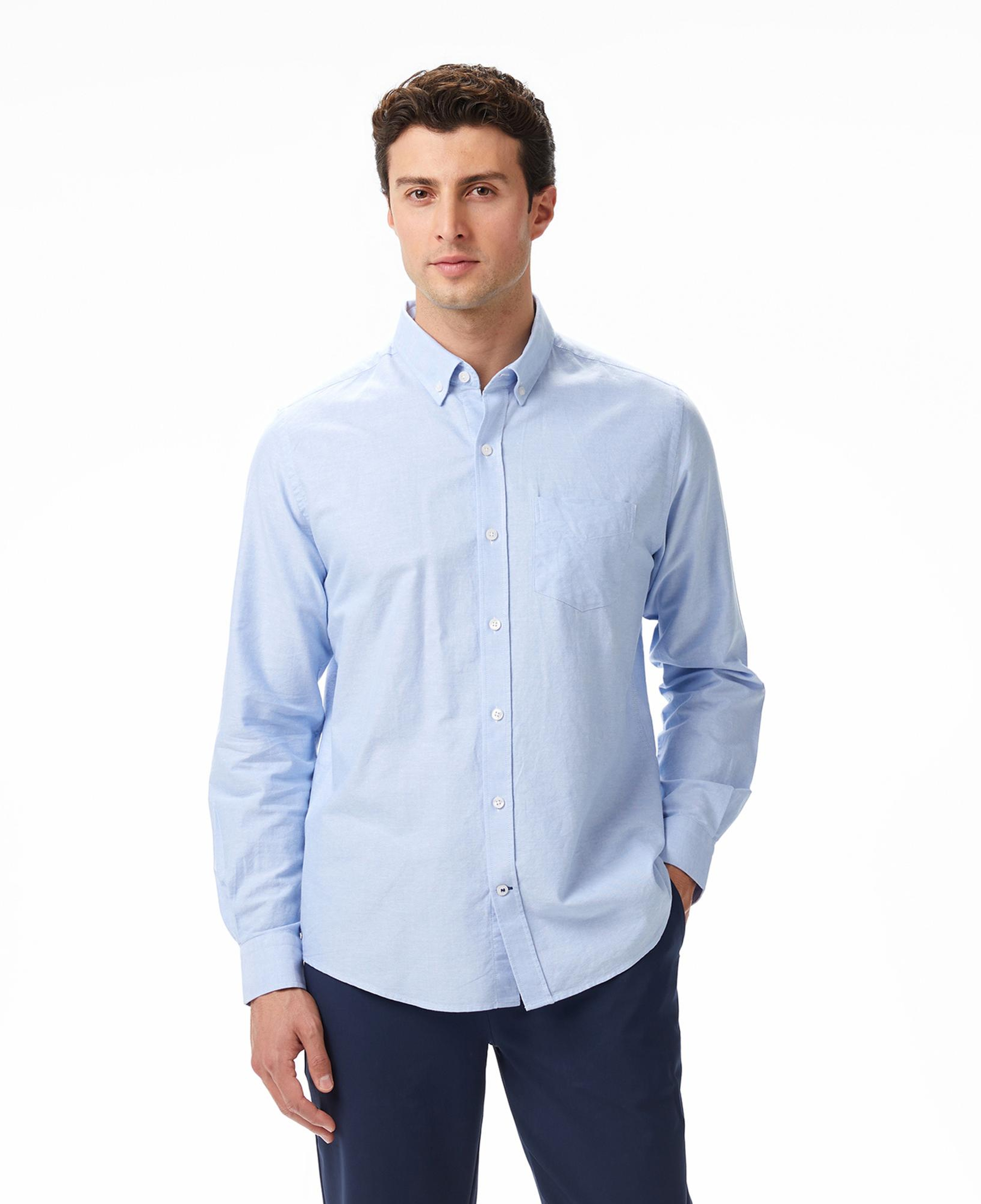 Nautica Erkek Mavi Classic Fit Gömlek