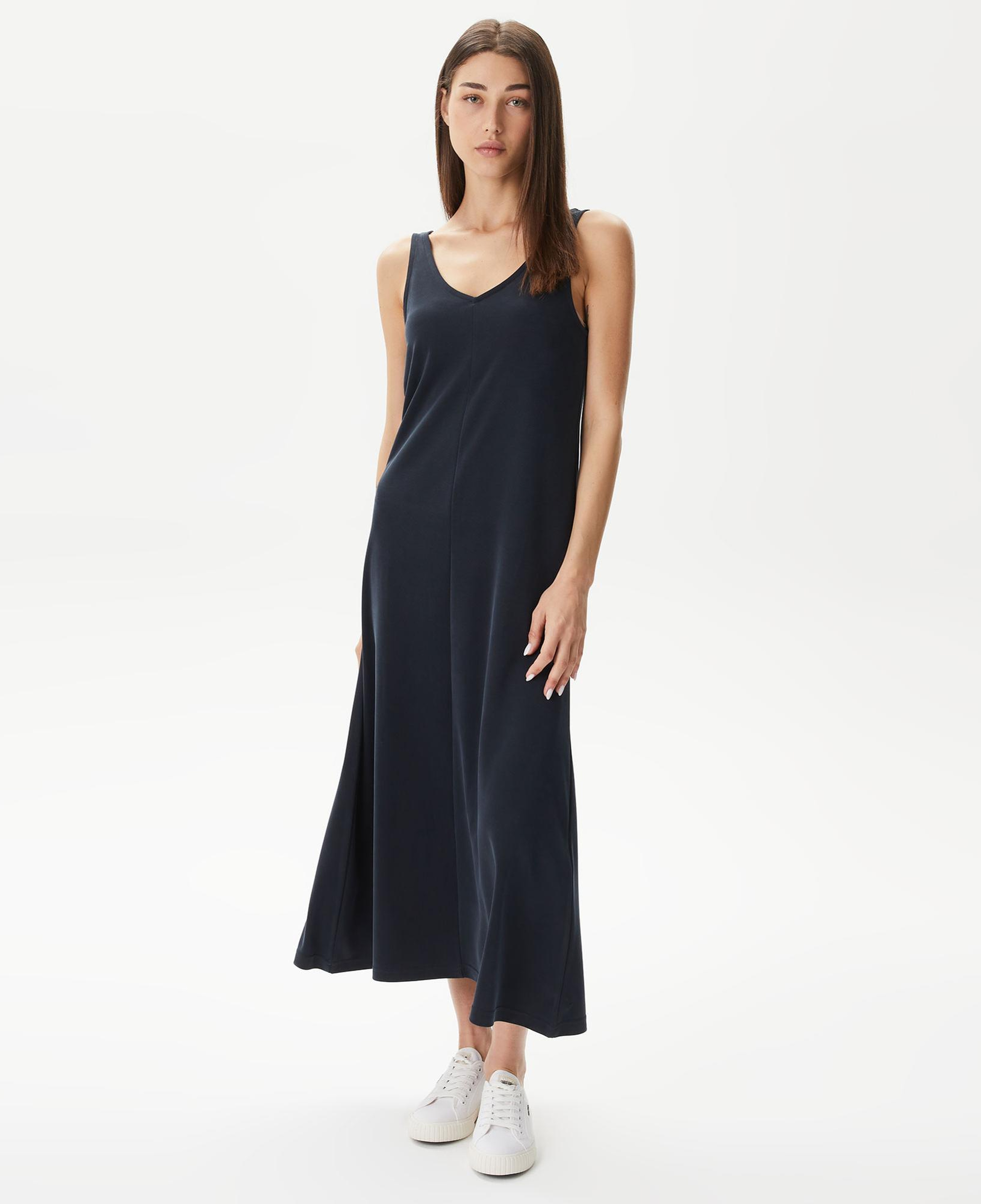 Nautica Kadın Siyah Standart Fit Askılı Elbise