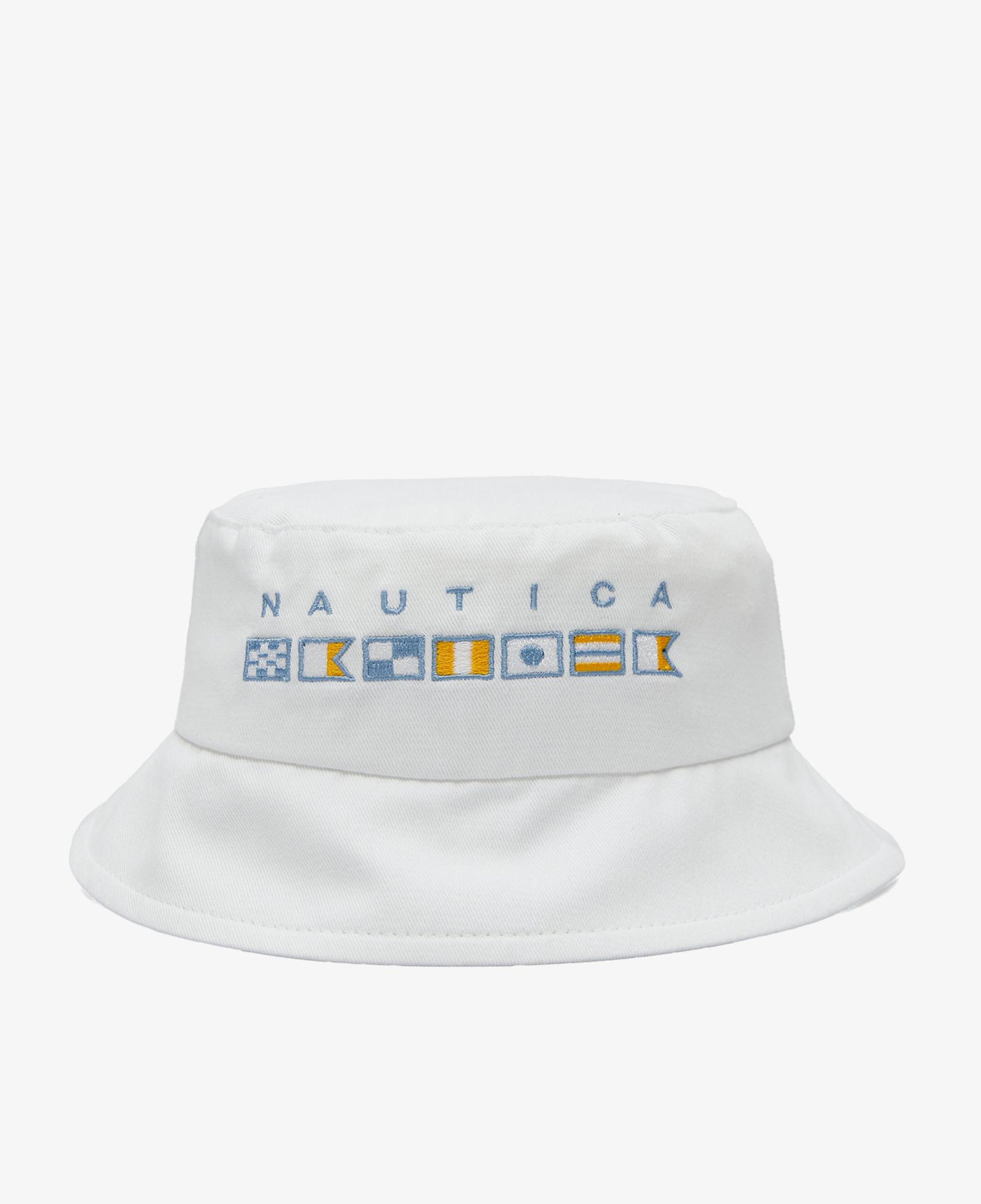 Nautica Çocuk Beyaz Baskılı Şapka