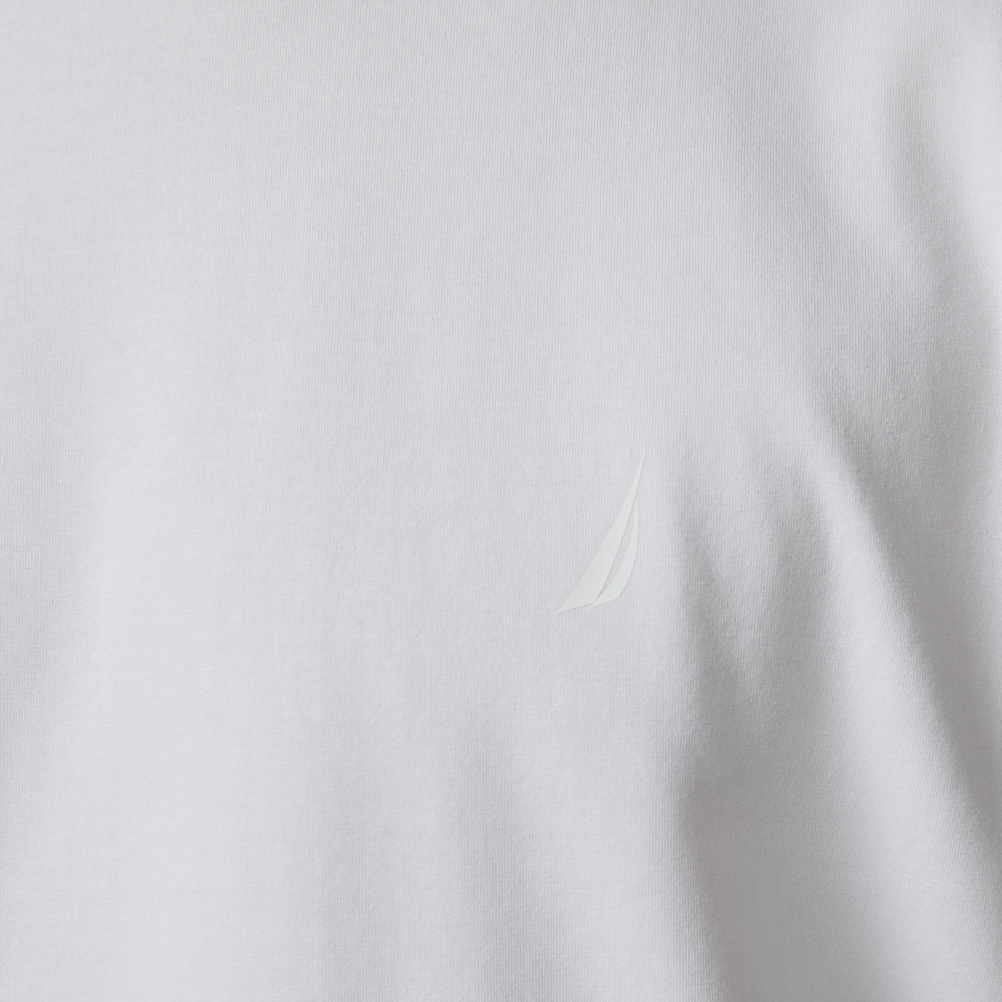 Nautica Erkek Beyaz Classic Fit T-Shirt