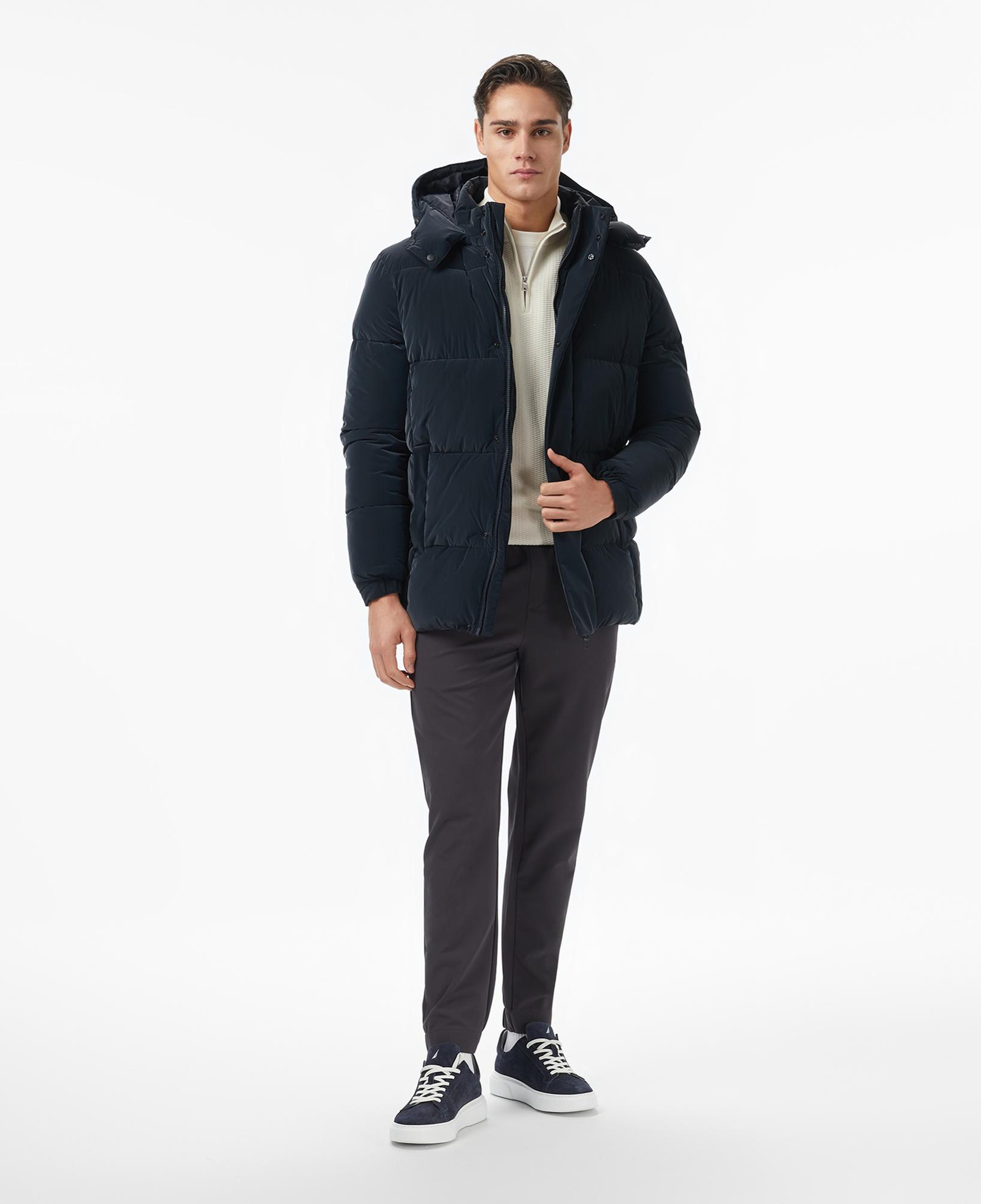 Nautica Erkek Siyah Regular Fit Mont