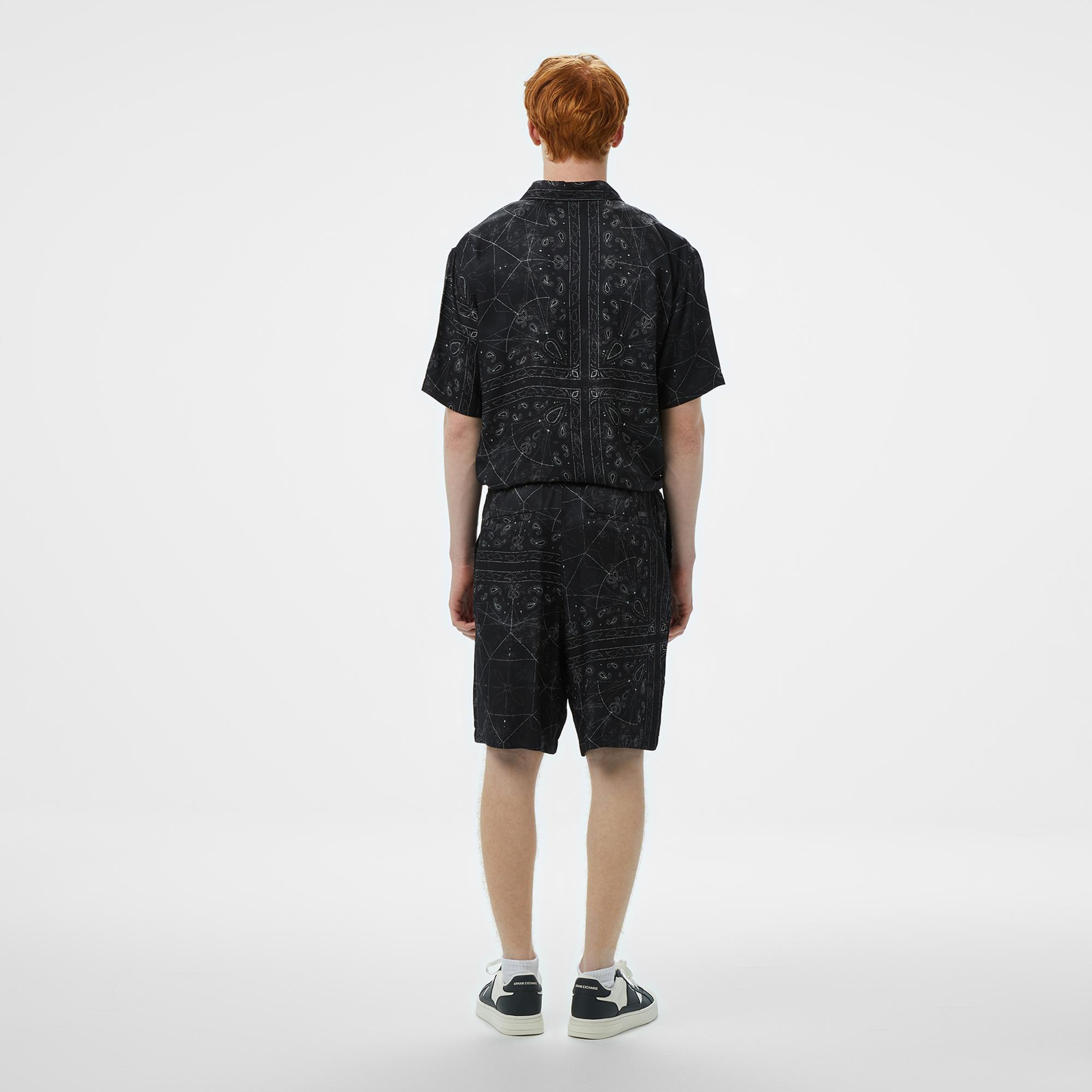 Armani Exchange Erkek Siyah Şort