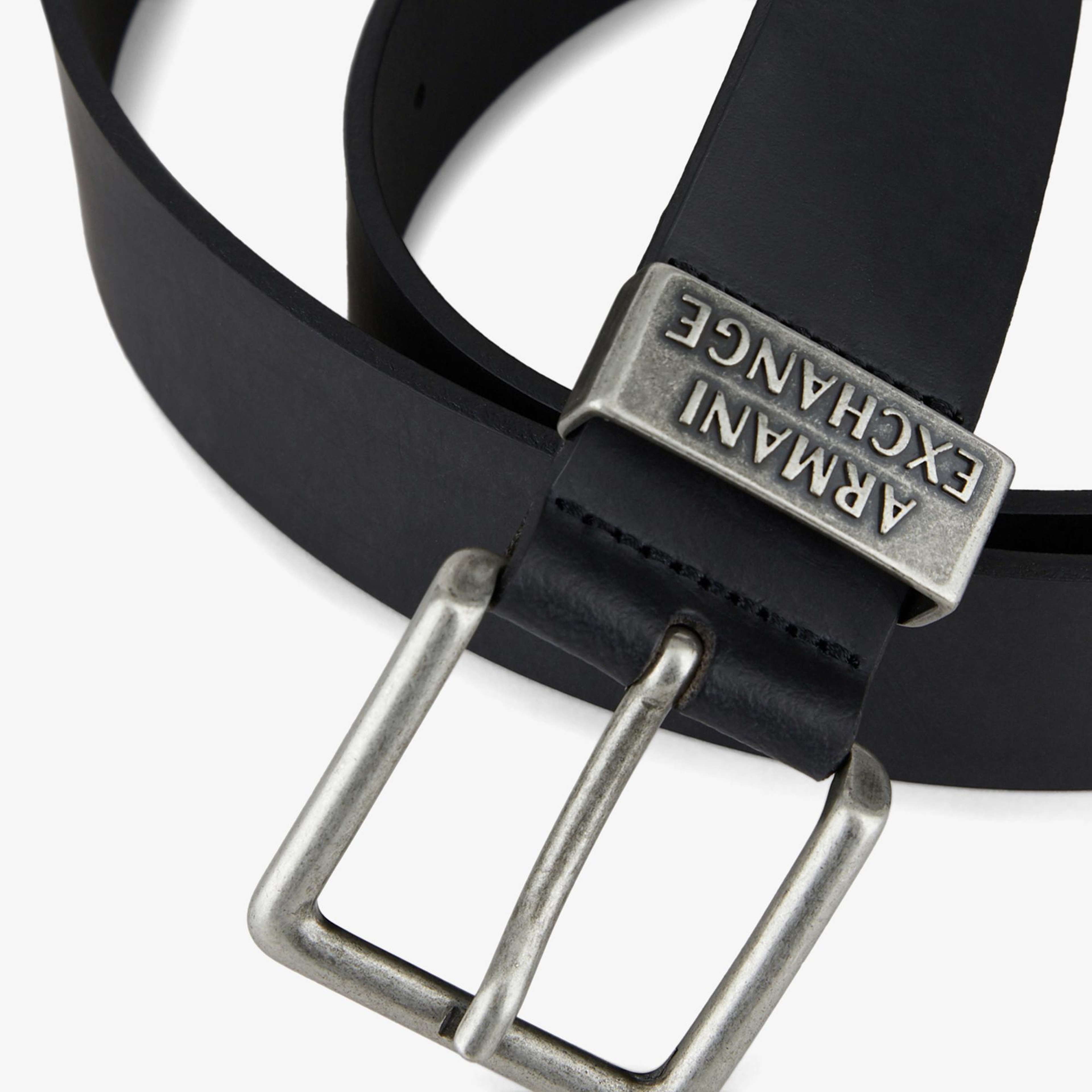 Armani Exchange Erkek Siyah Kemer