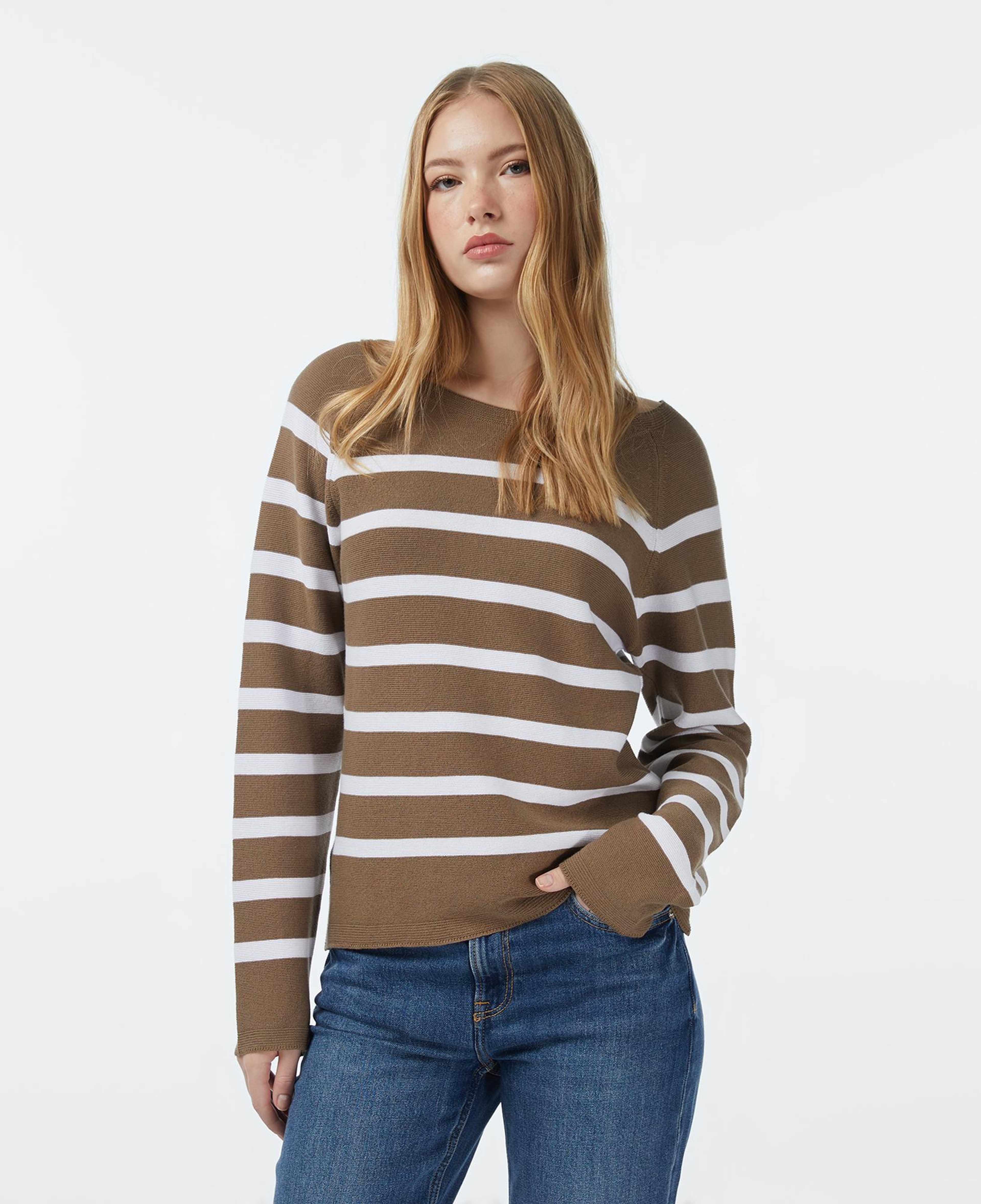 Nautica Kadın Kahverengi Regular Fit Kazak