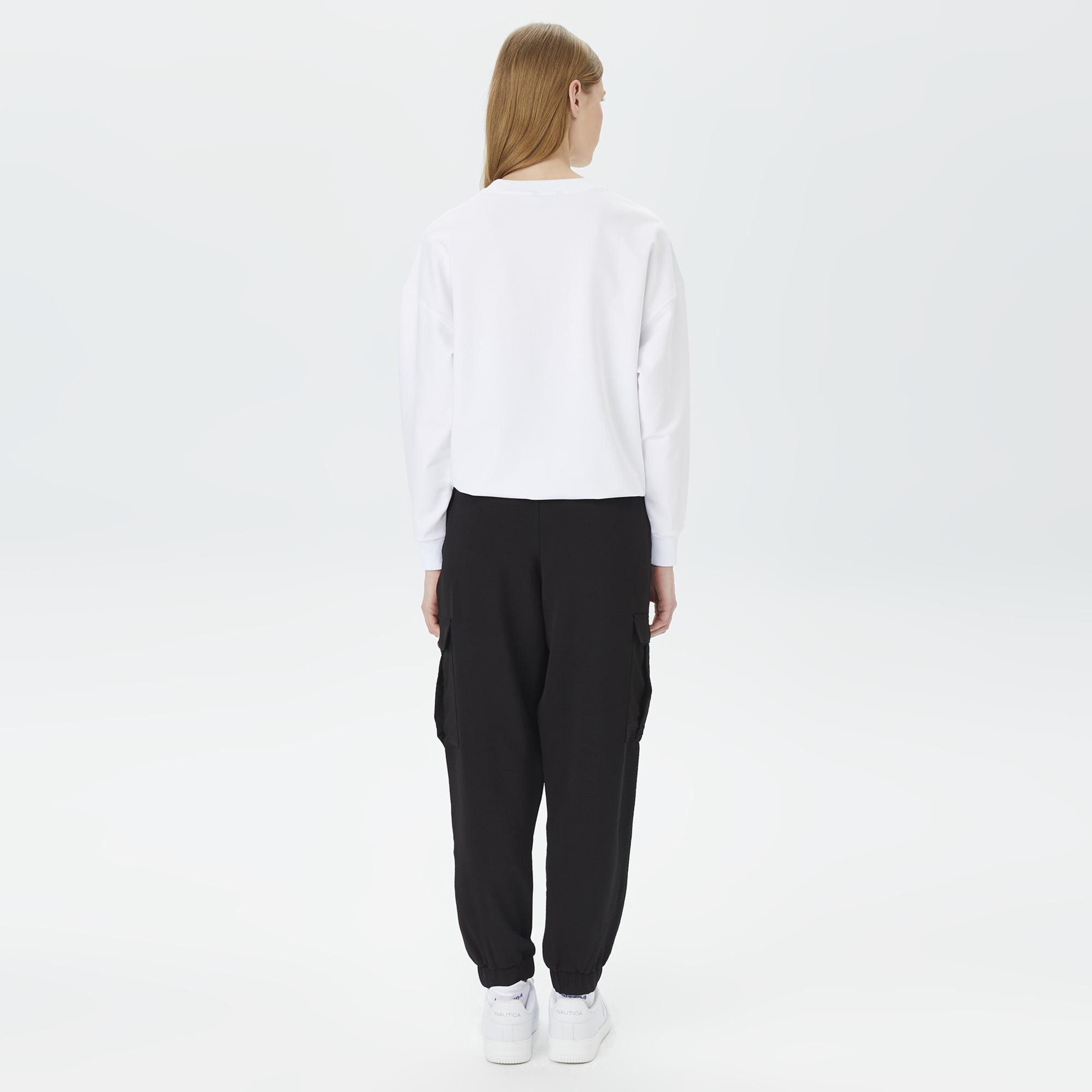 Nautica Kadın Siyah Relaxed Fit Pantolon