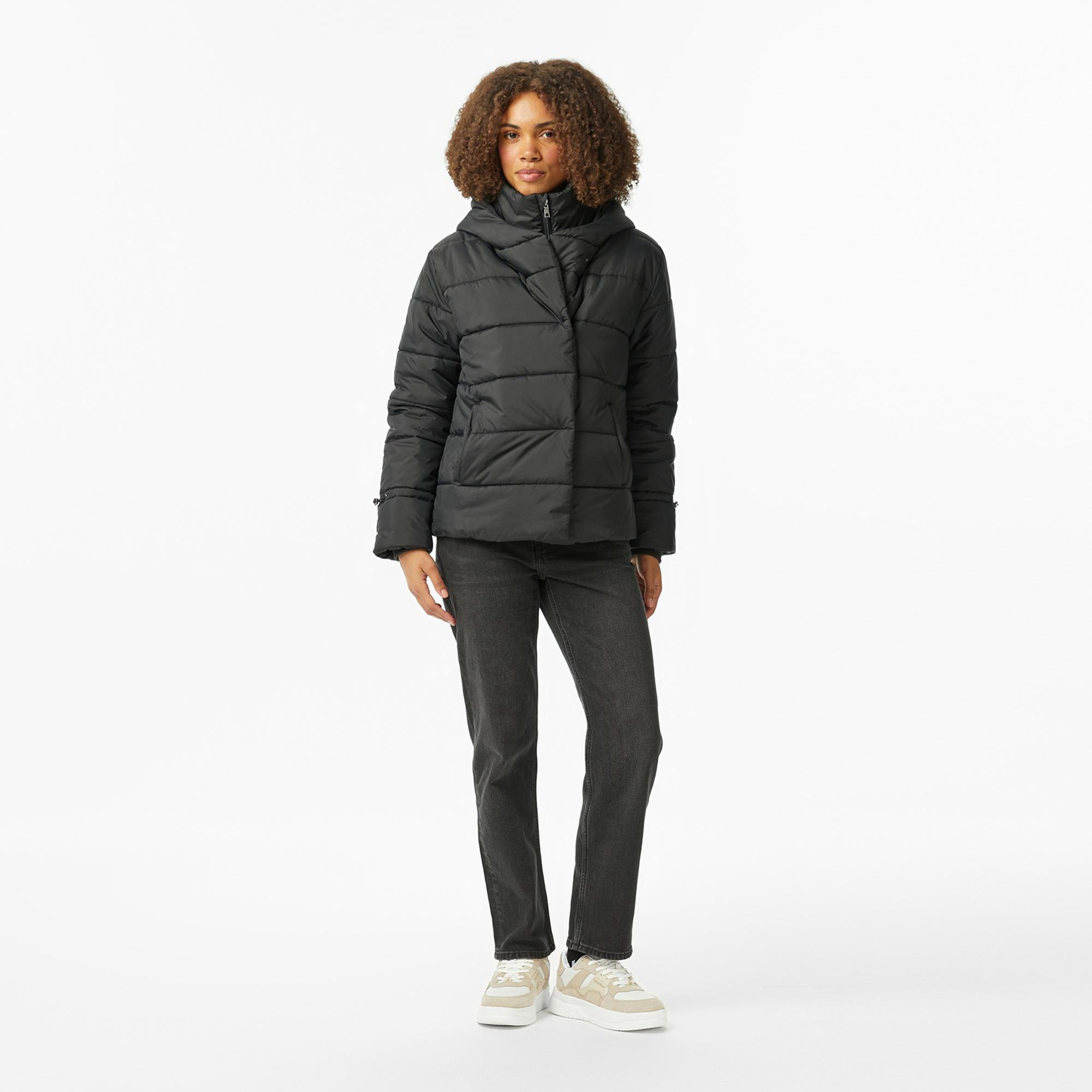 Nautica Kadın Siyah Regular Fit Mont