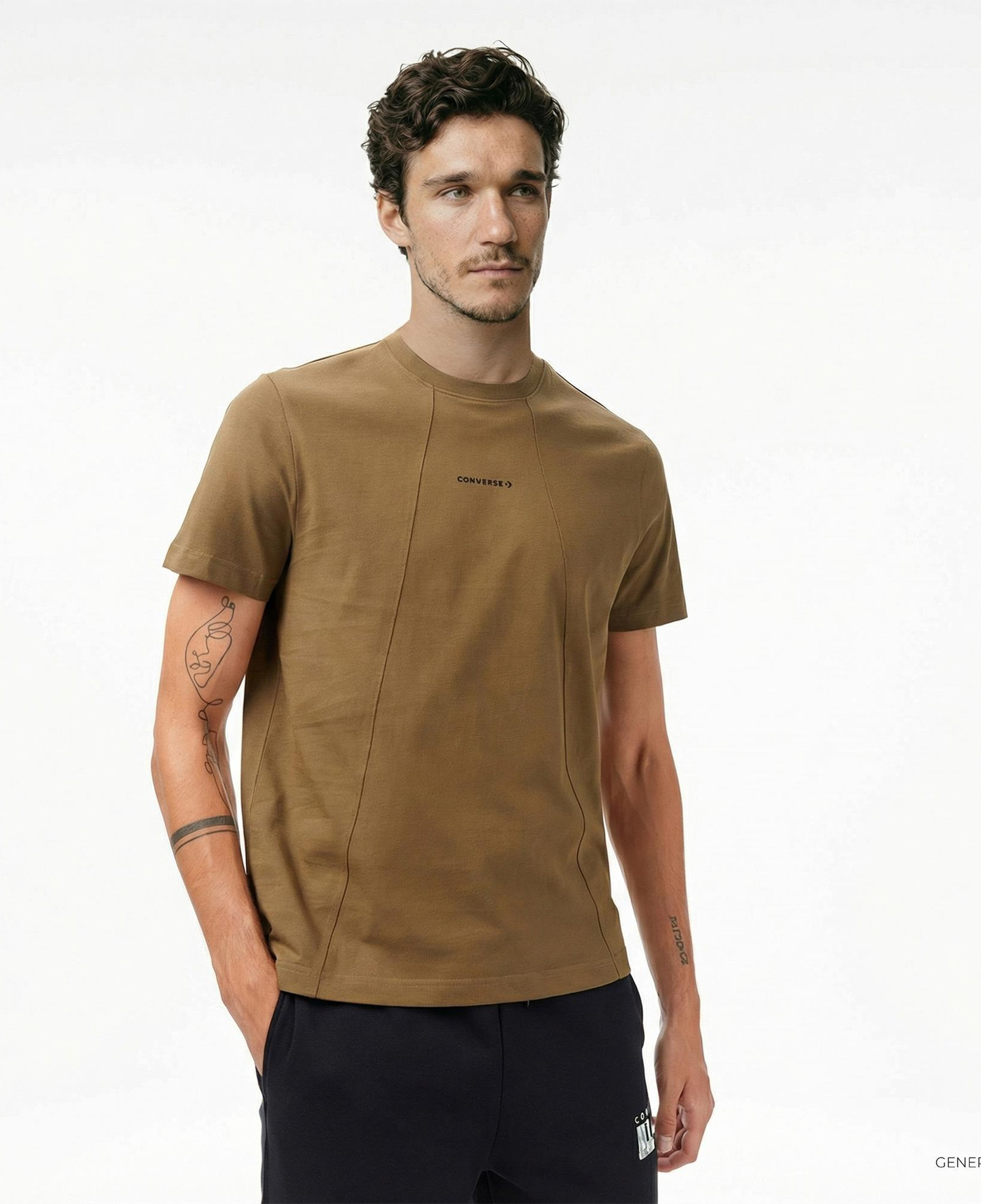 Converse Erkek Haki T-Shirt