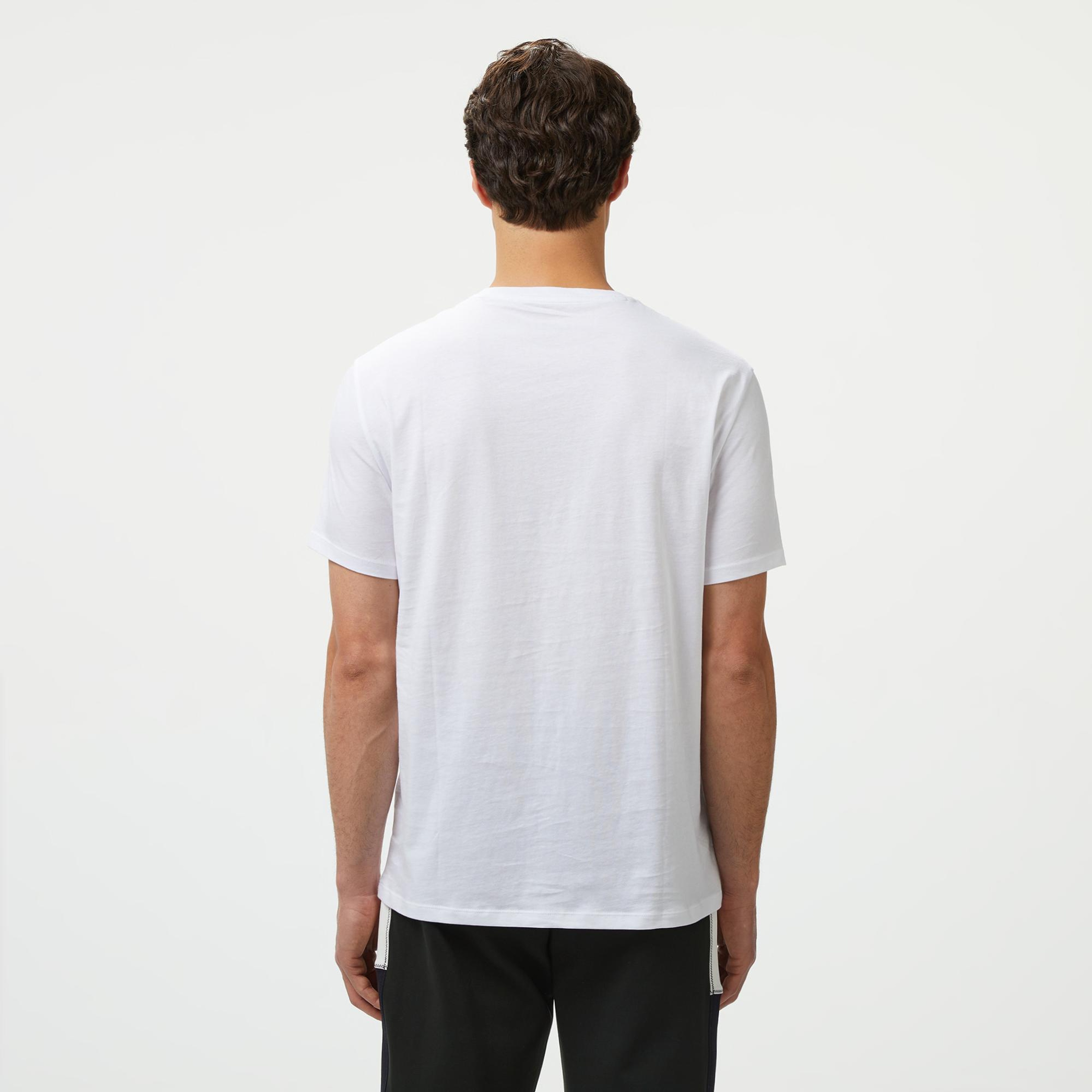 Armani Exchange Erkek Beyaz Bisiklet Yaka T-Shirt