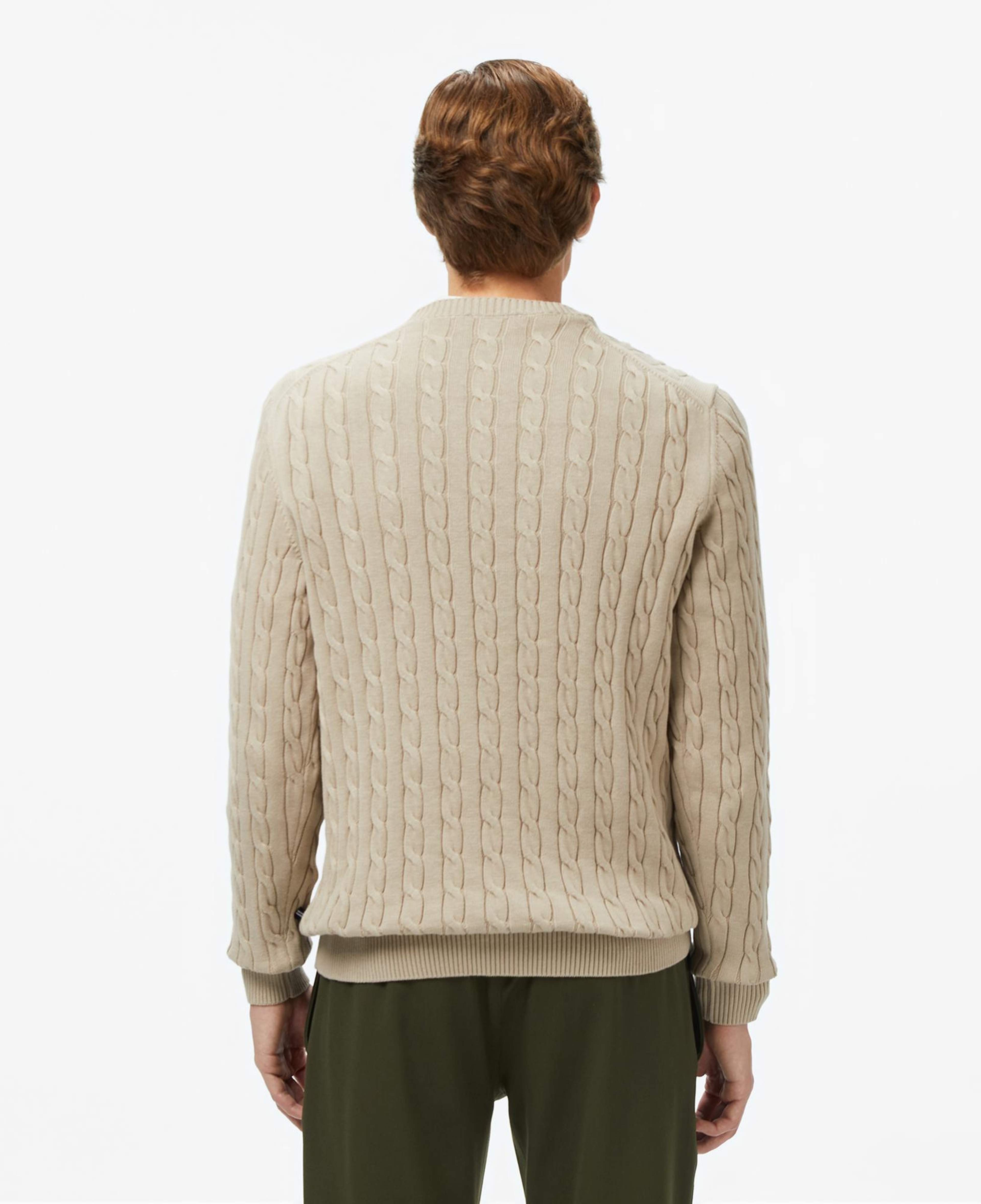 Nautica Erkek Bej Classic Fit Kazak