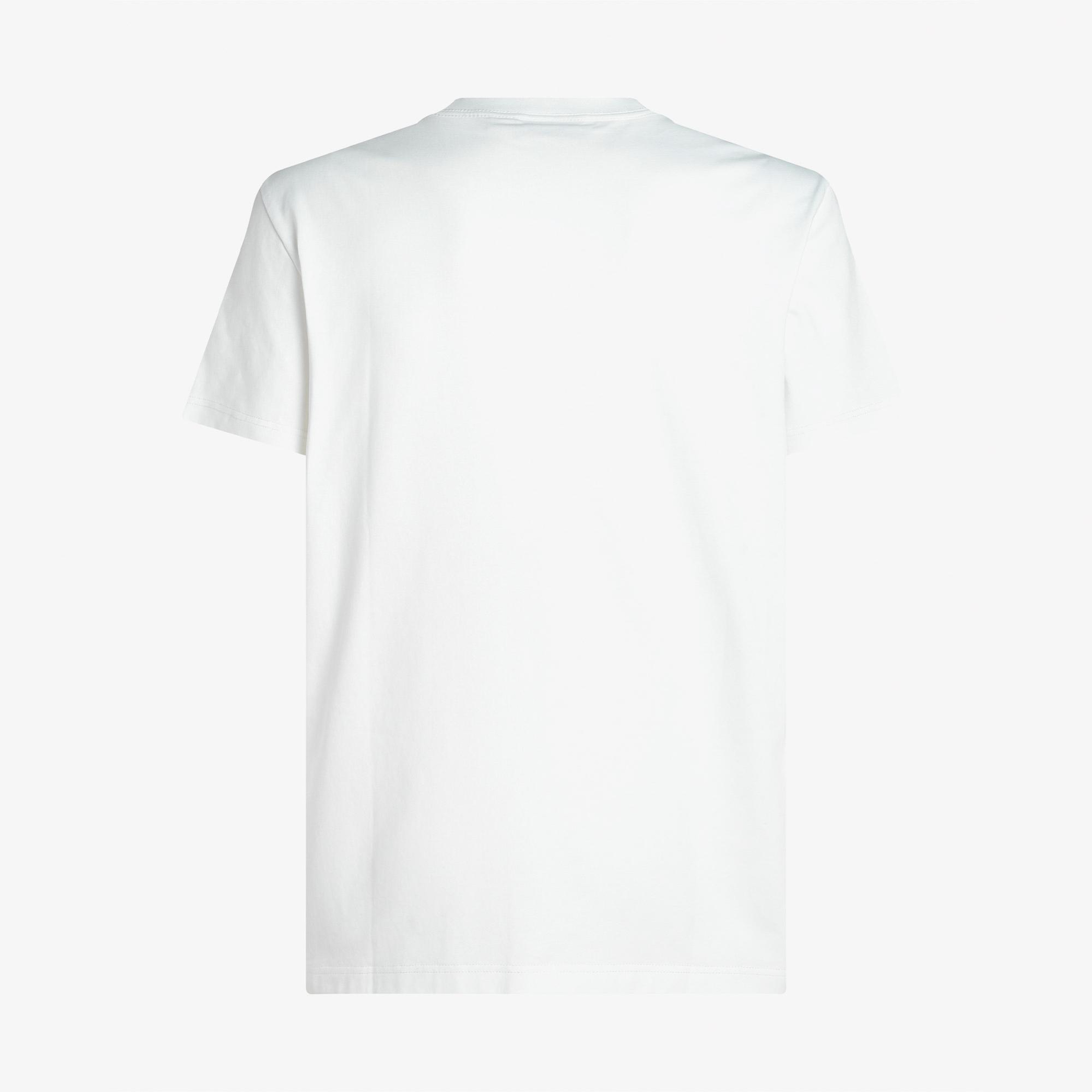 Calvin Klein Heavy Regular Erkek Beyaz T-Shirt