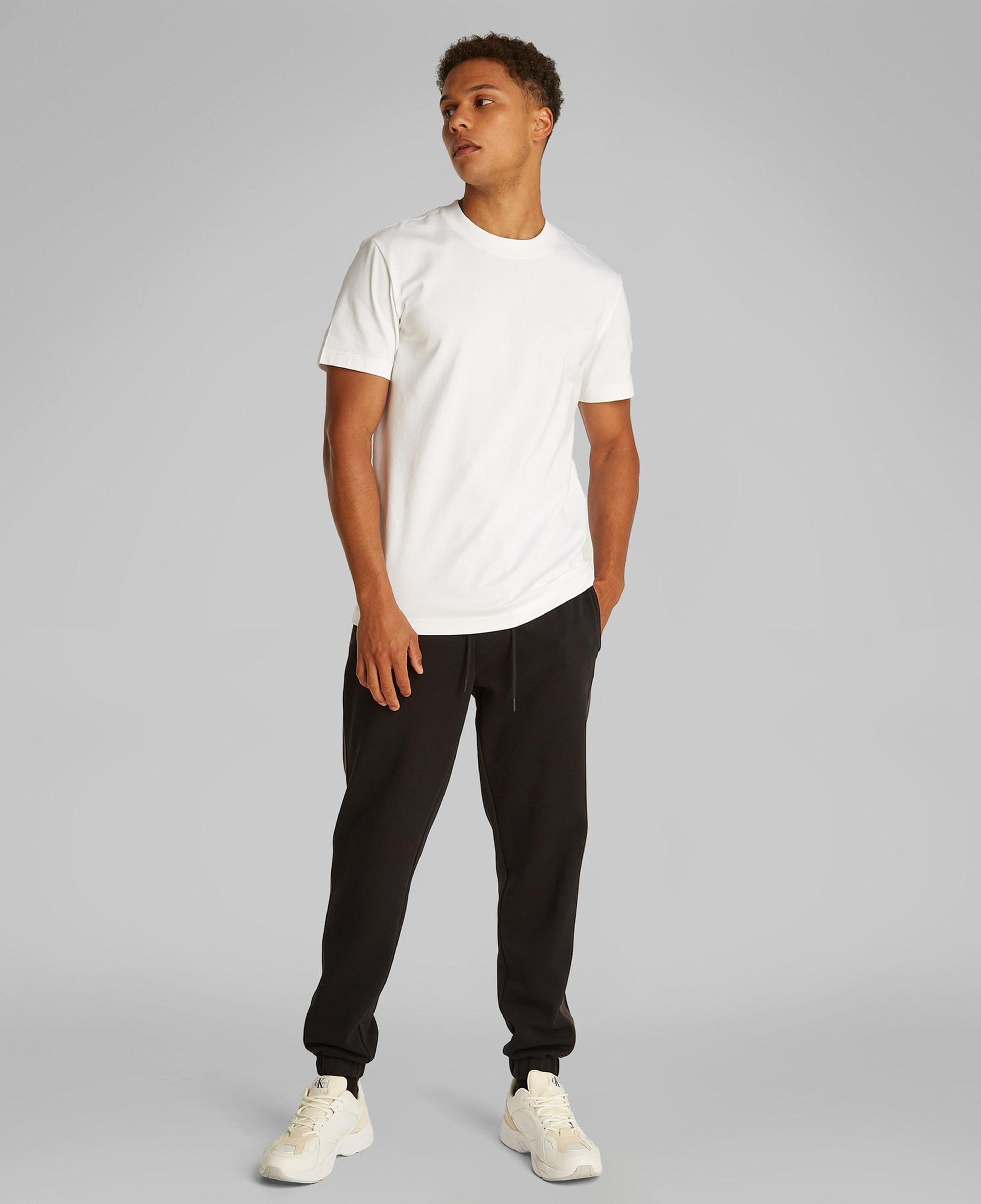 Calvin Klein Heavy Regular Erkek Beyaz T-Shirt