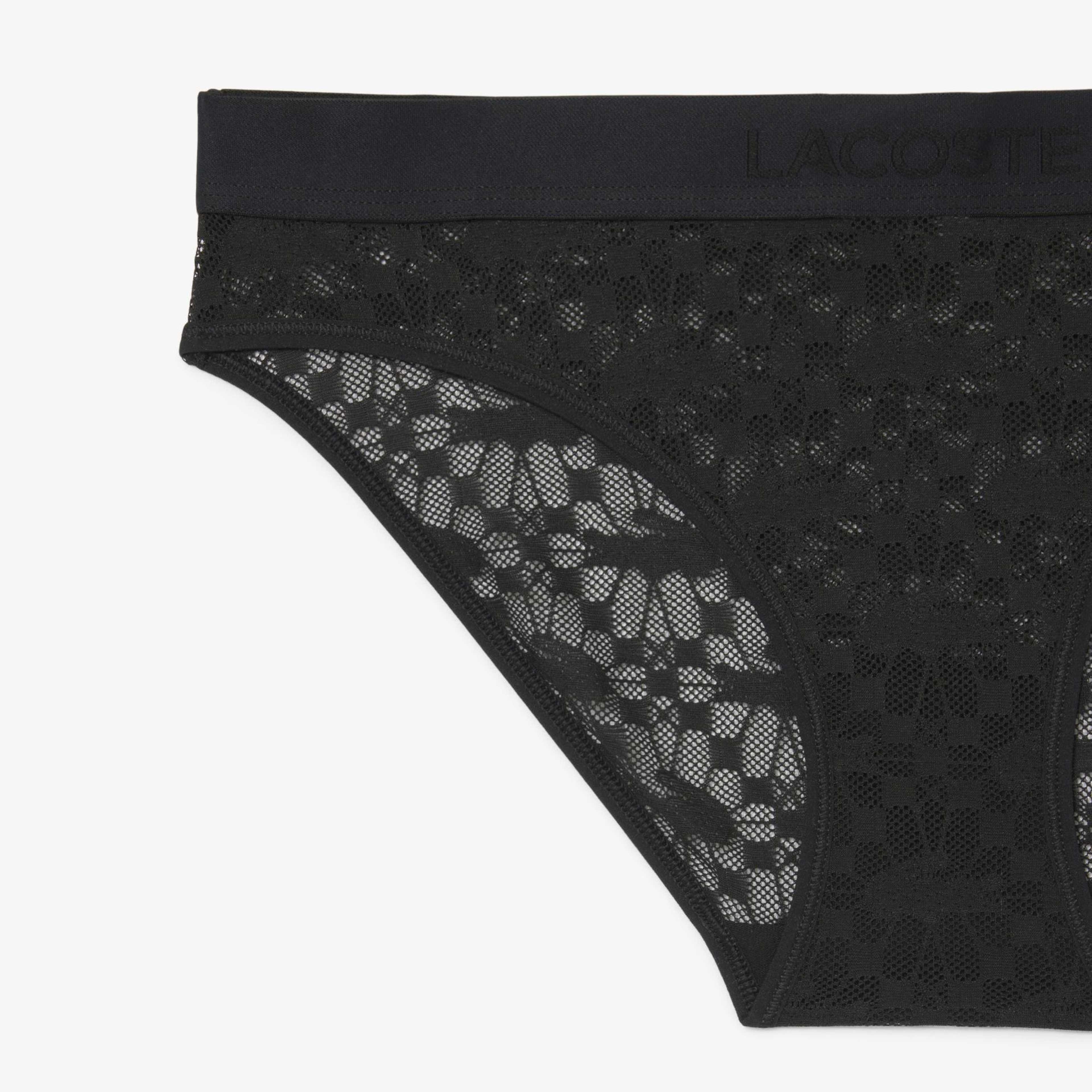 Lacoste Kadın Siyah Külot