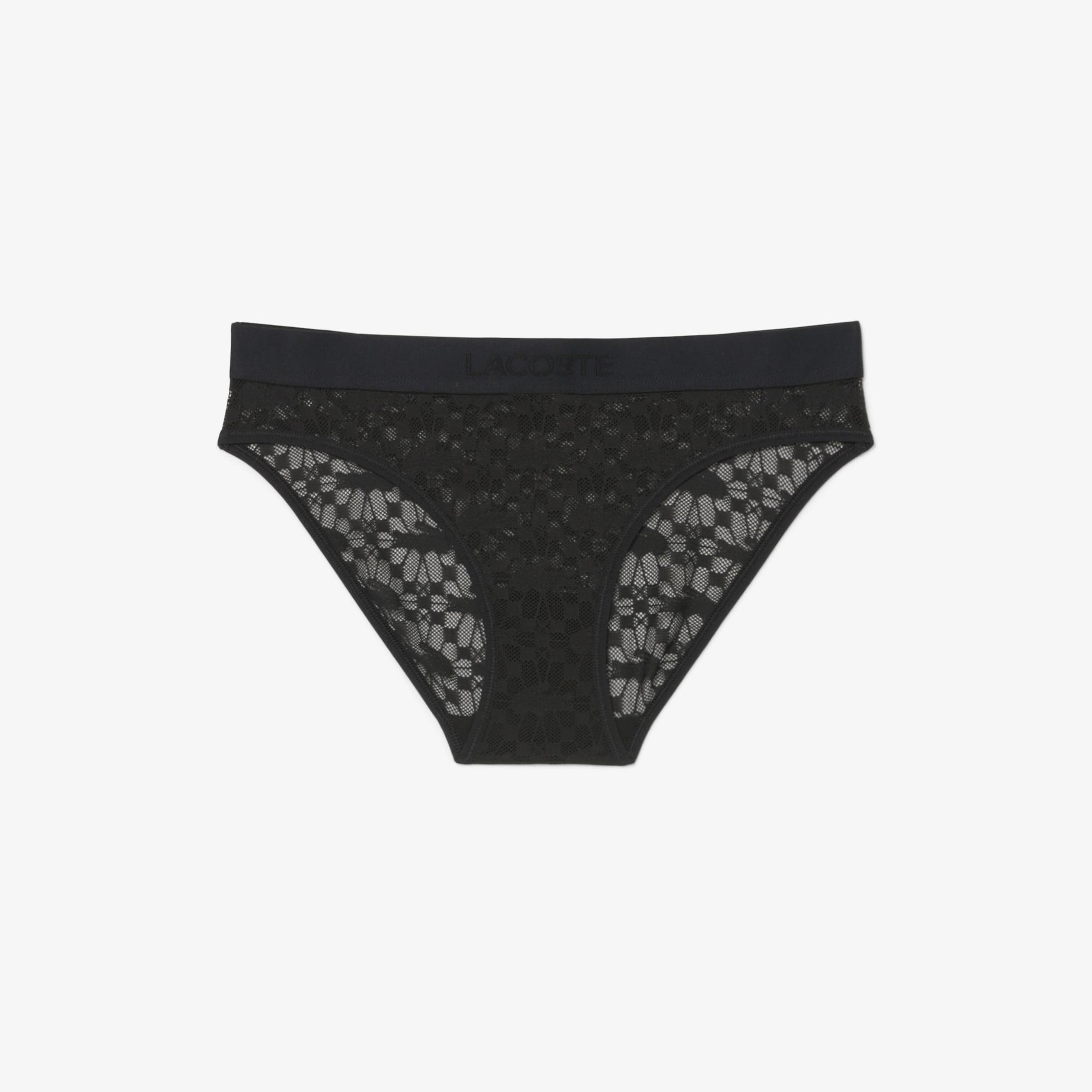 Lacoste Kadın Siyah Külot