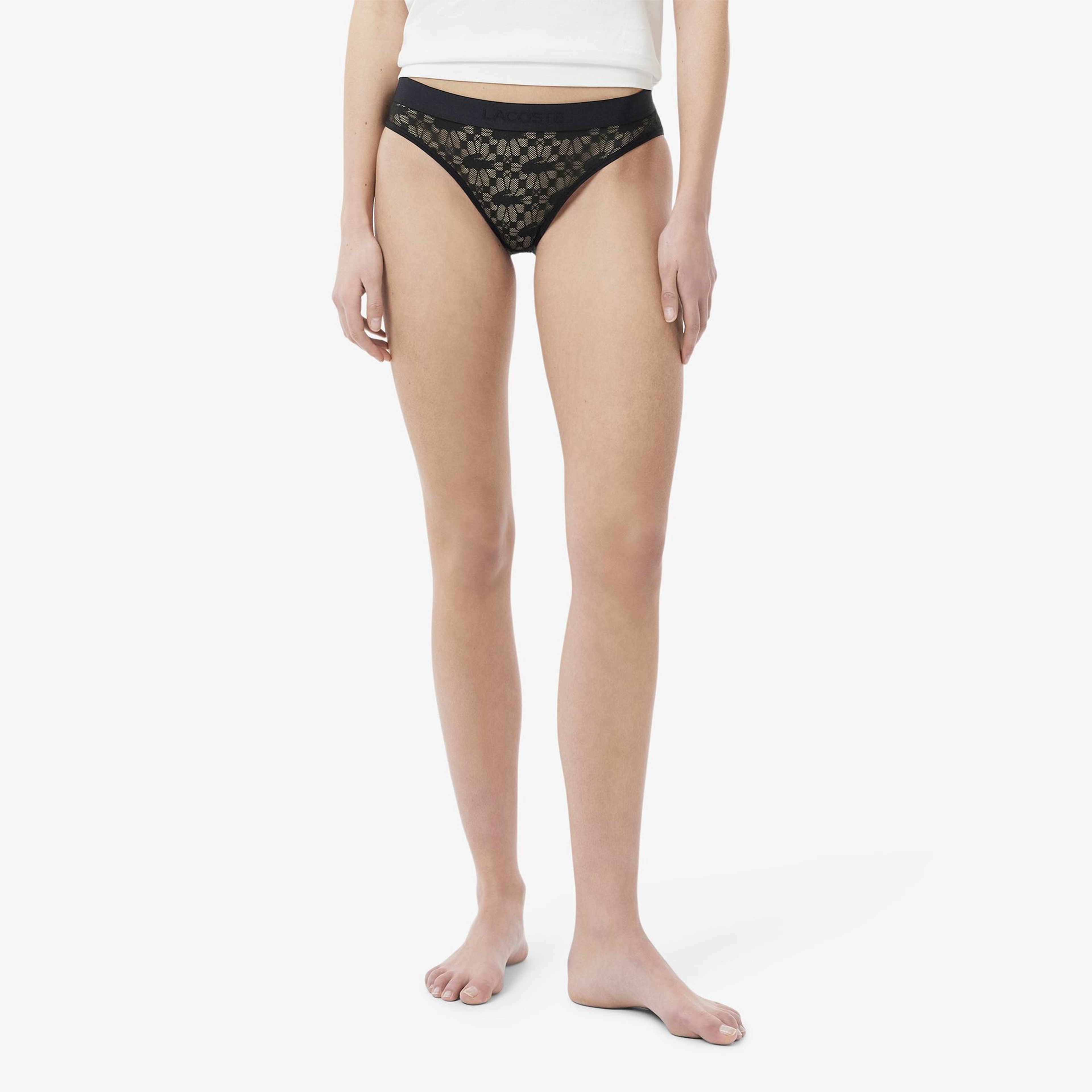 Lacoste Kadın Siyah Külot