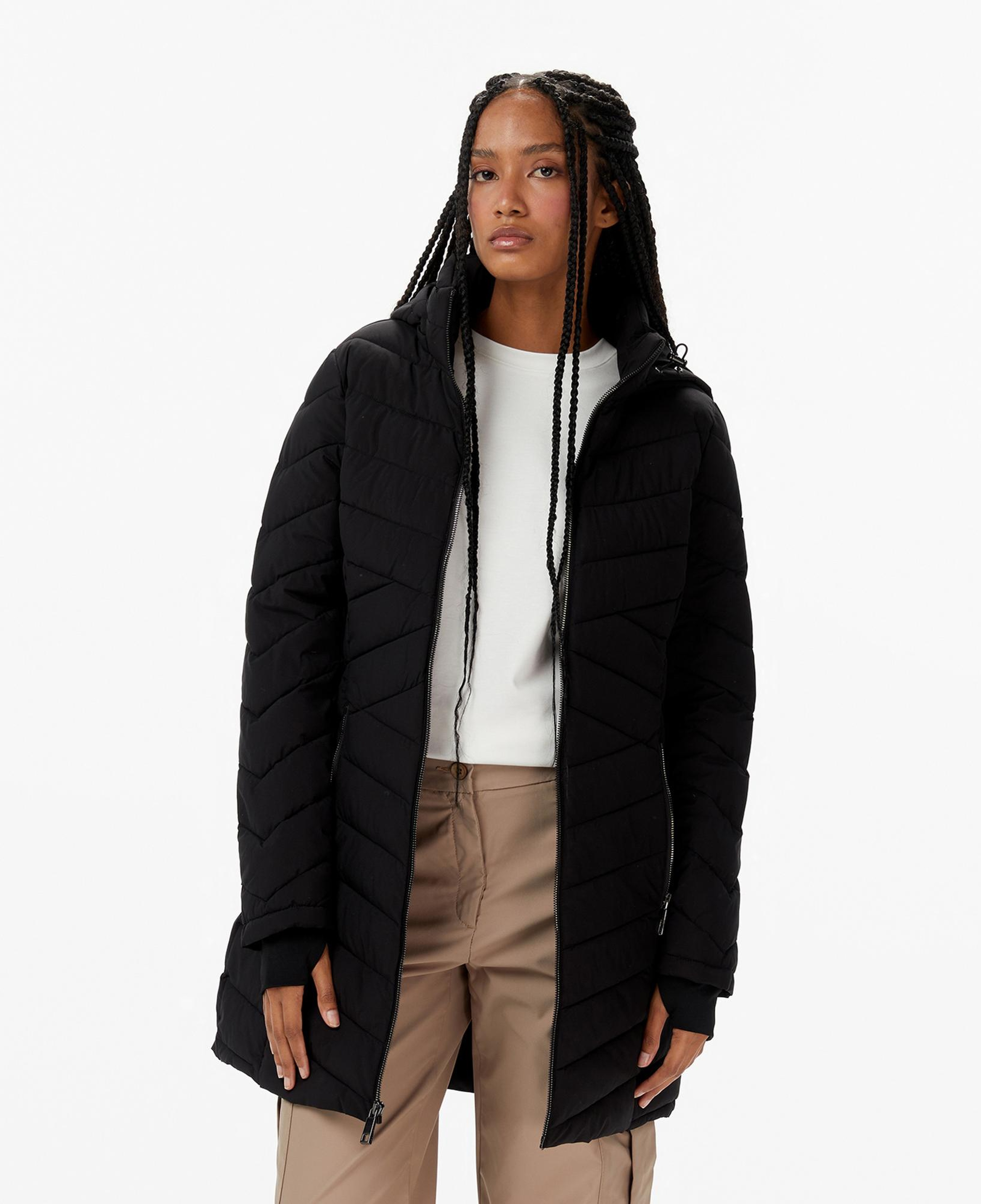 Nautica Kadın Siyah Su İtici Özellikli Mont