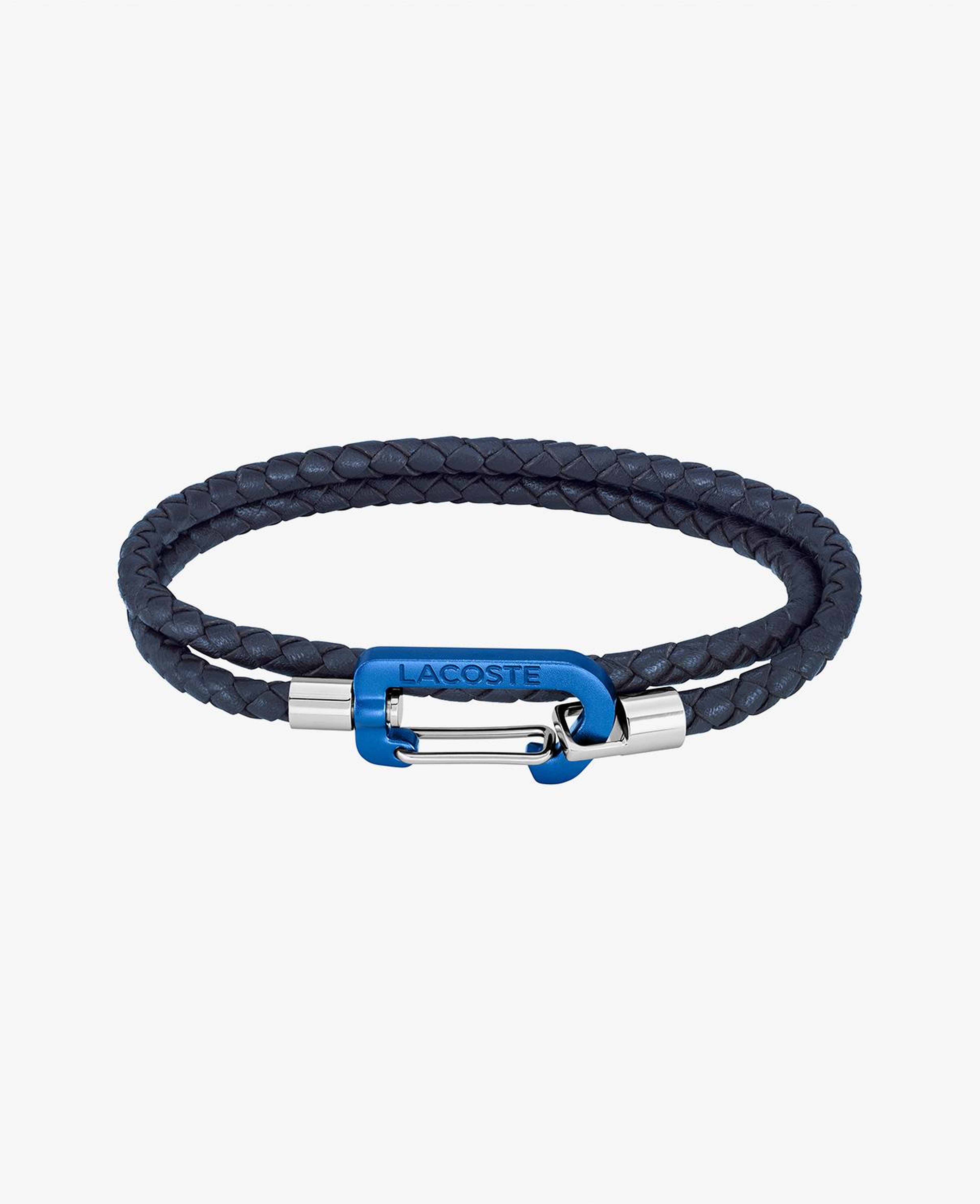 Lacoste Erkek Lacivert Deri Bileklik