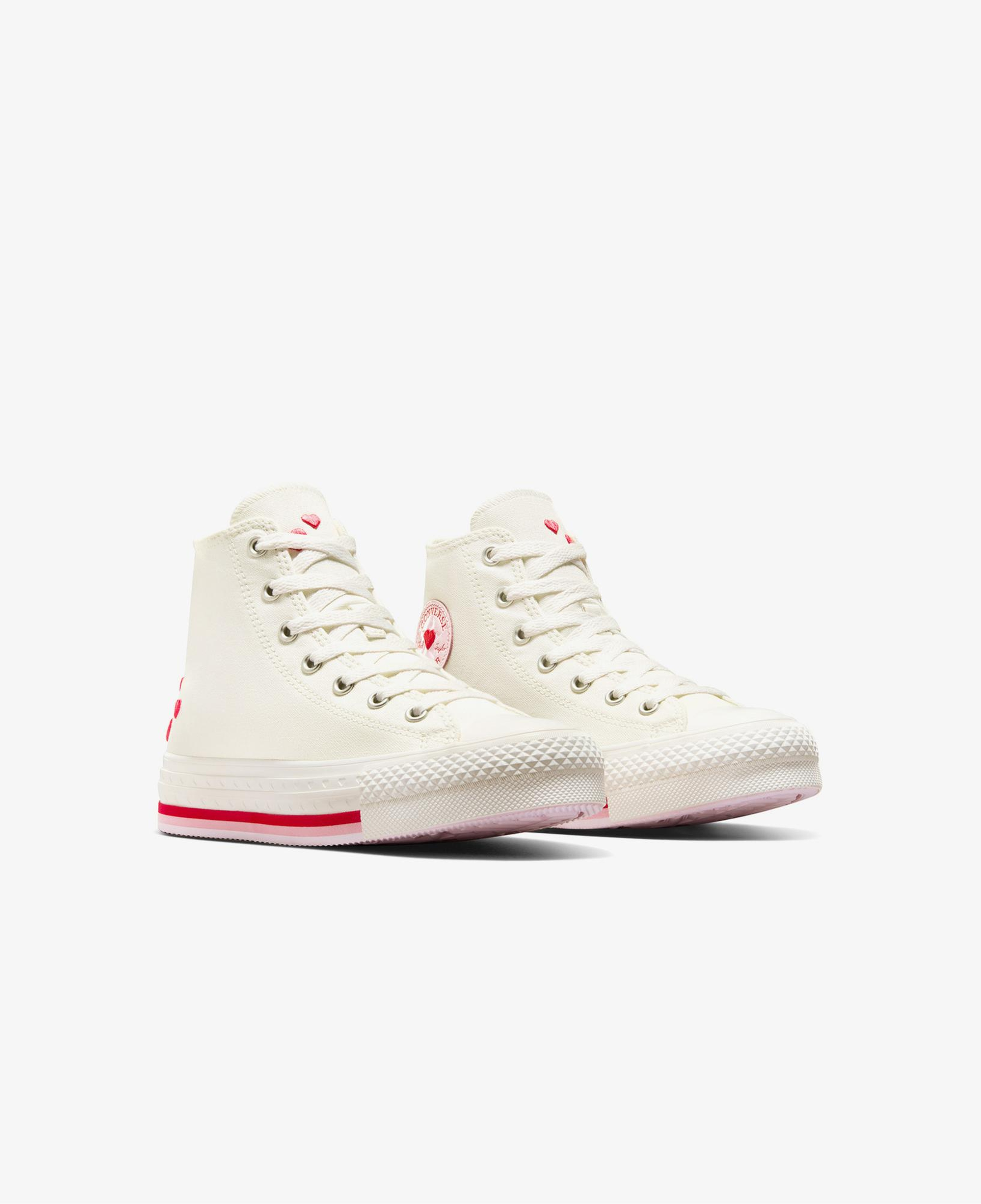 Converse Chuck Taylor All Star Valentine's Day Çocuk Beyaz Sneaker
