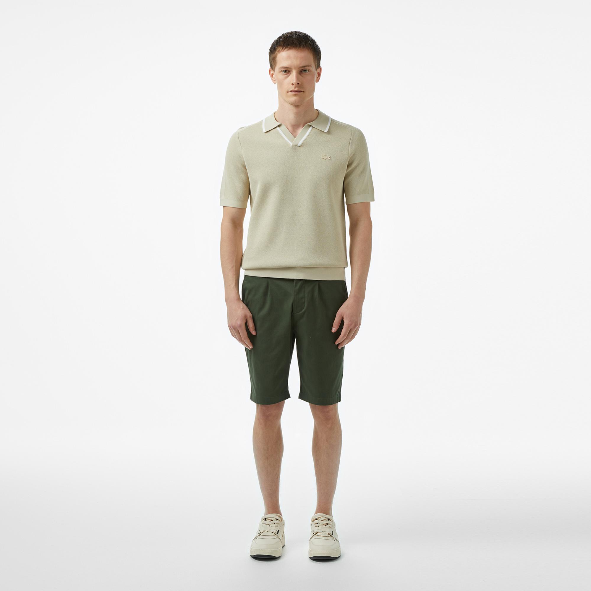 Lacoste Erkek Tapered Fit Haki Bermuda Şort
