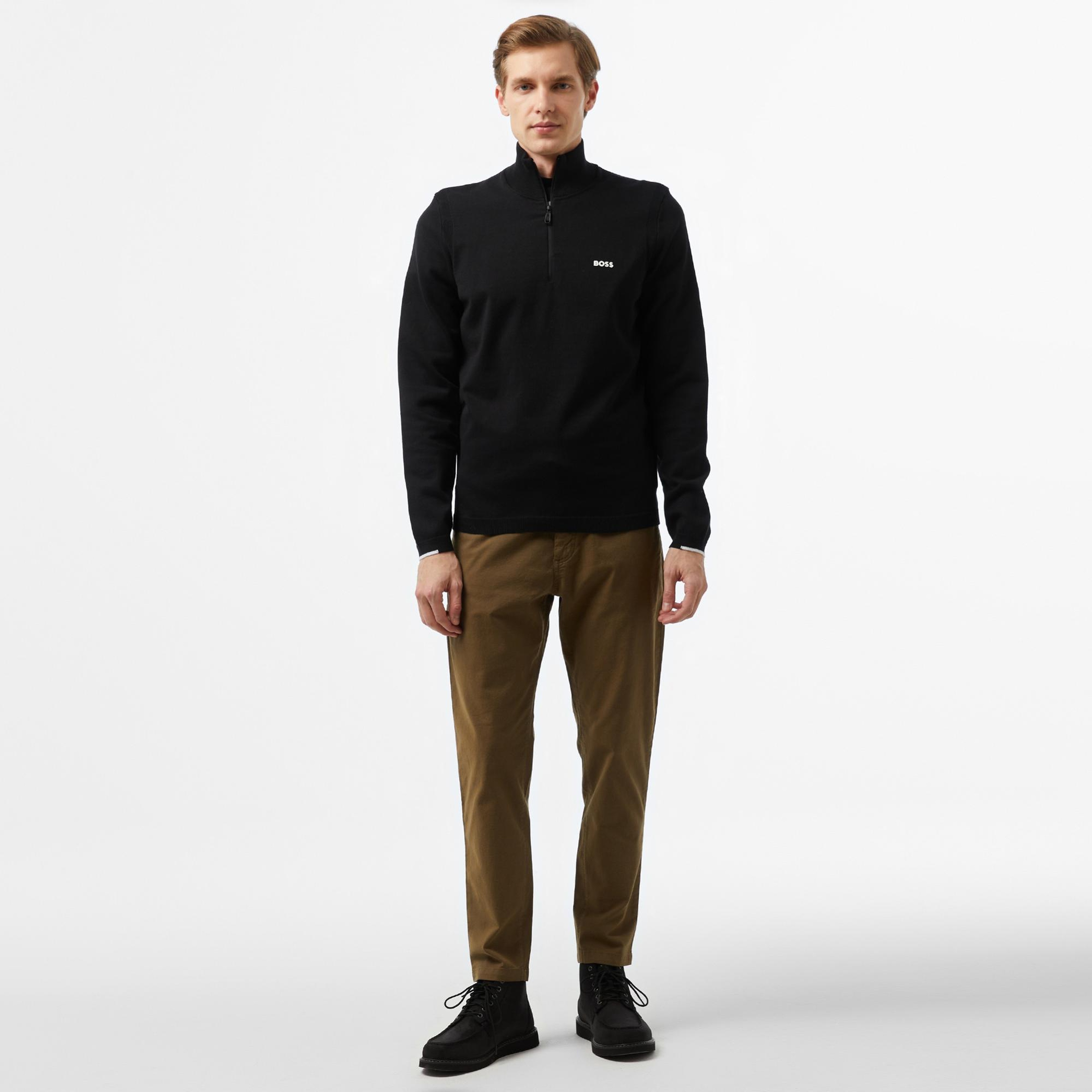 Boss Erkek Siyah Kazak