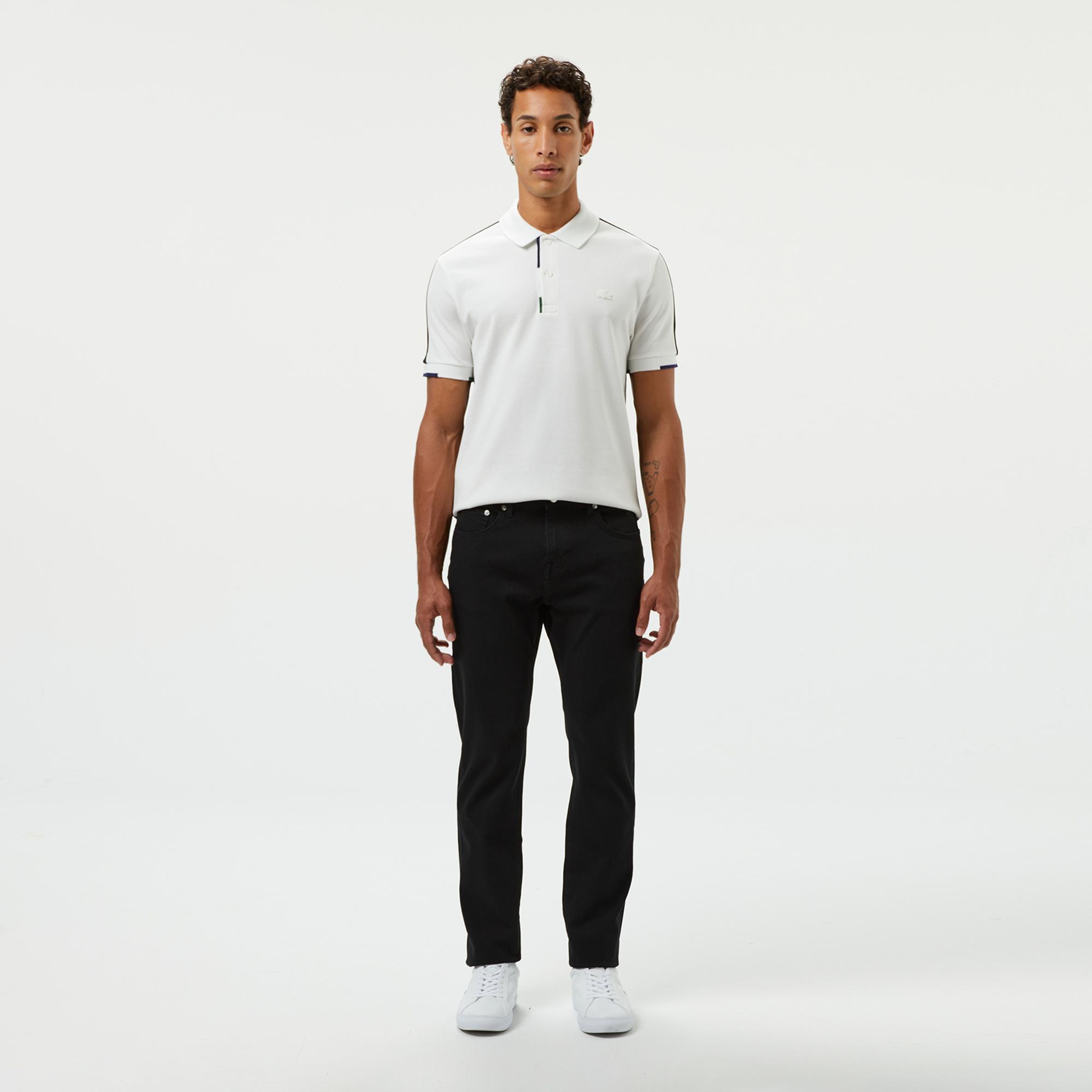 Lacoste Erkek Regular Fit Siyah Jean Pantolon