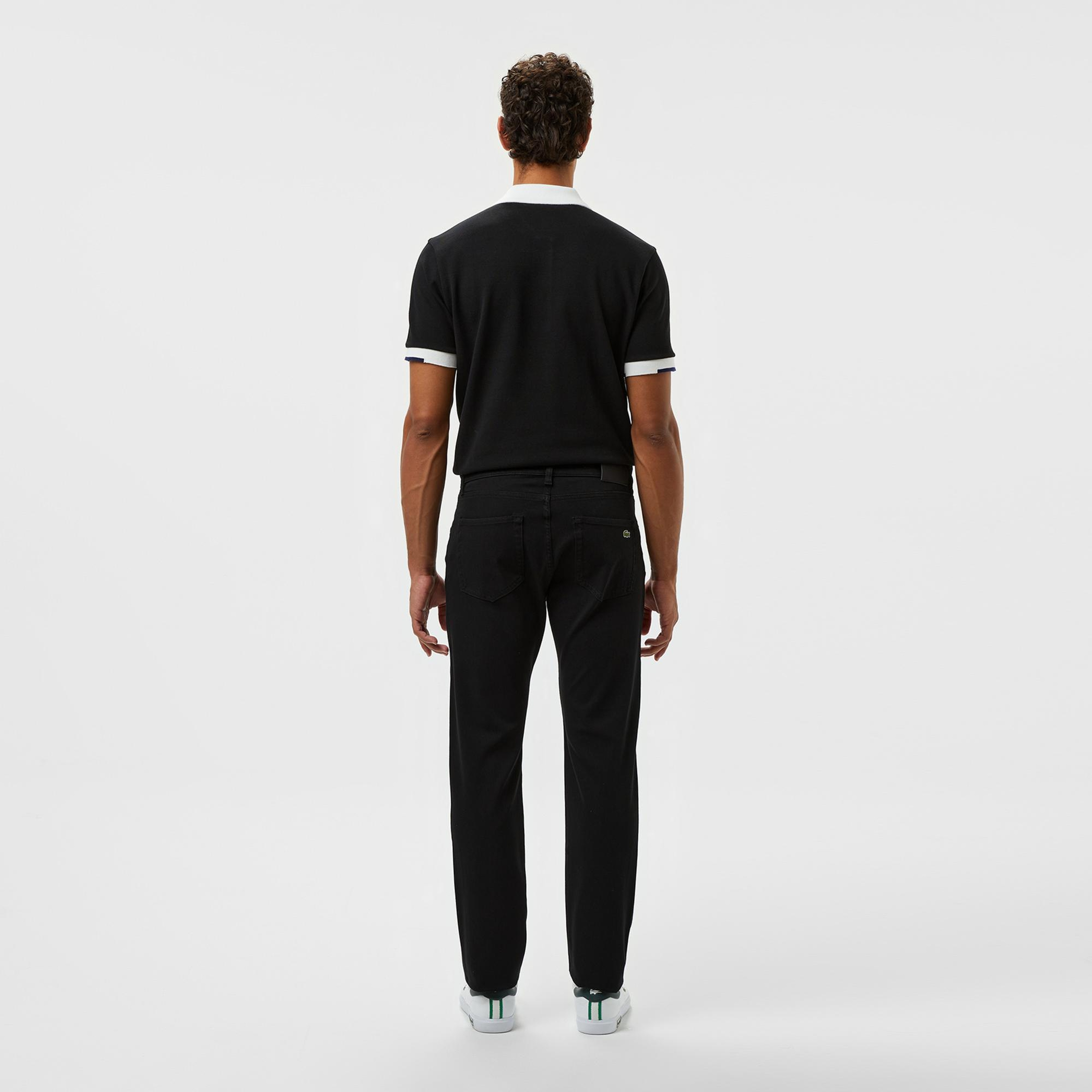 Lacoste Erkek Regular Fit Siyah Jean Pantolon