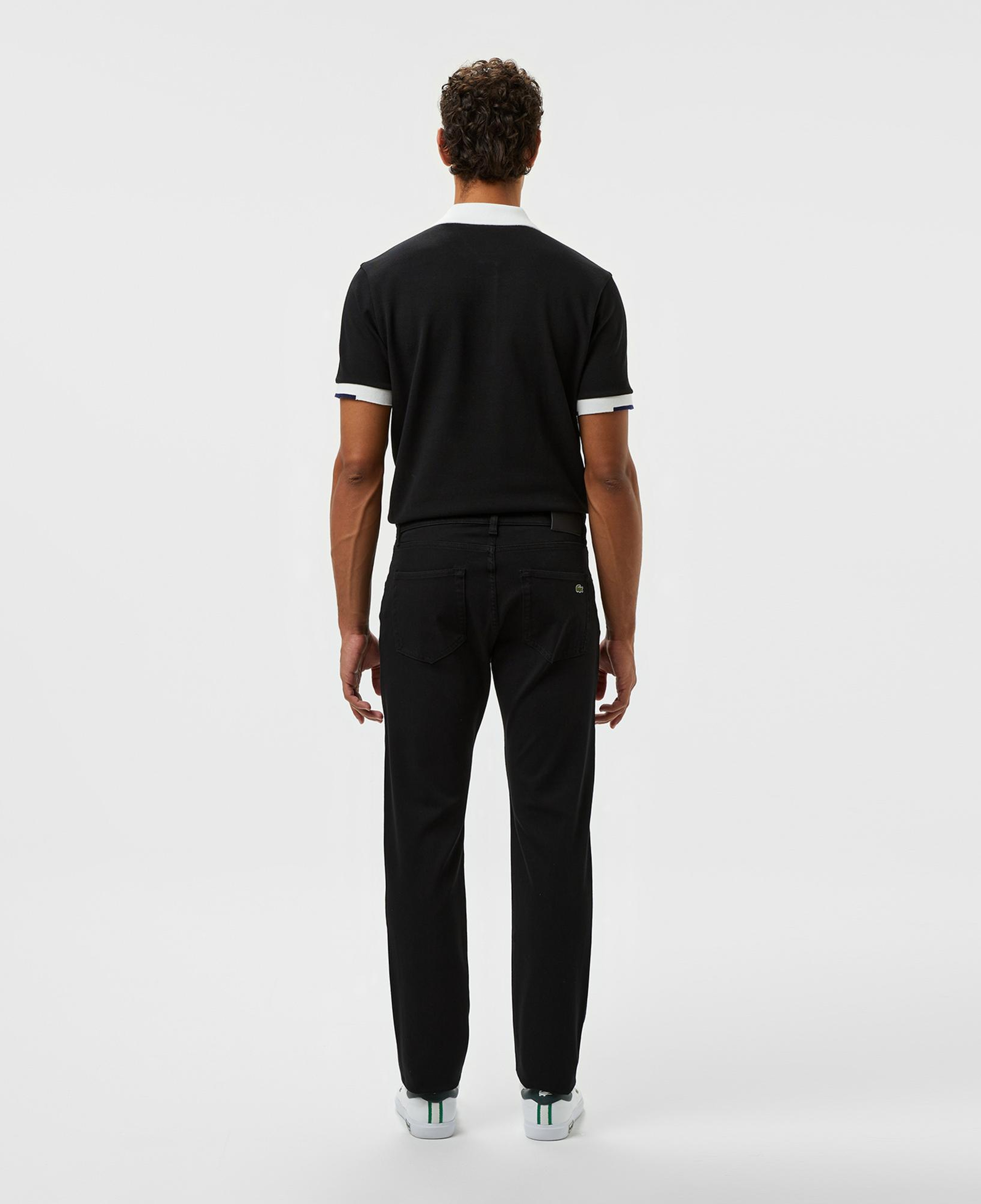 Lacoste Erkek Regular Fit Siyah Jean Pantolon